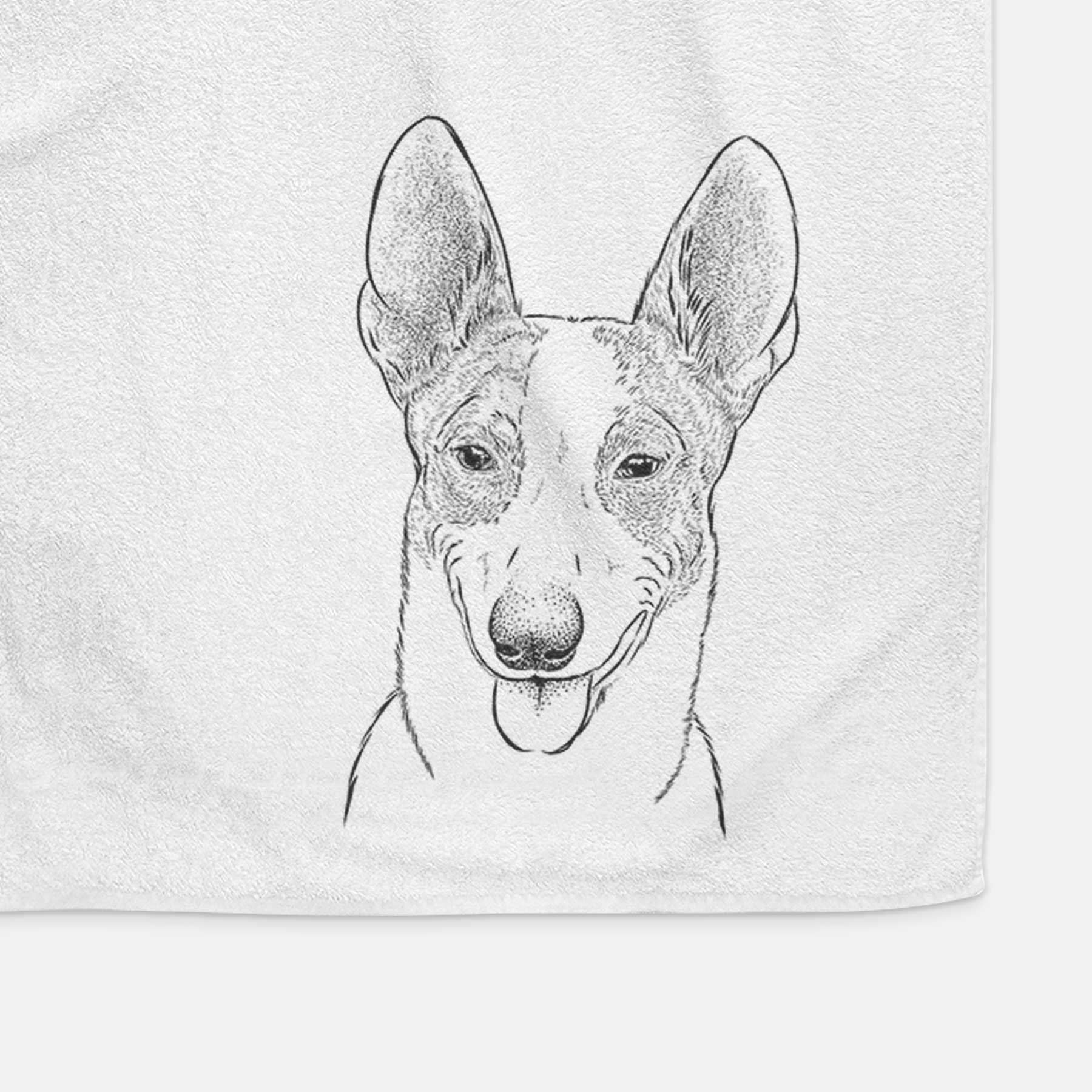 Berlin the Carolina Dog Decorative Hand Towel