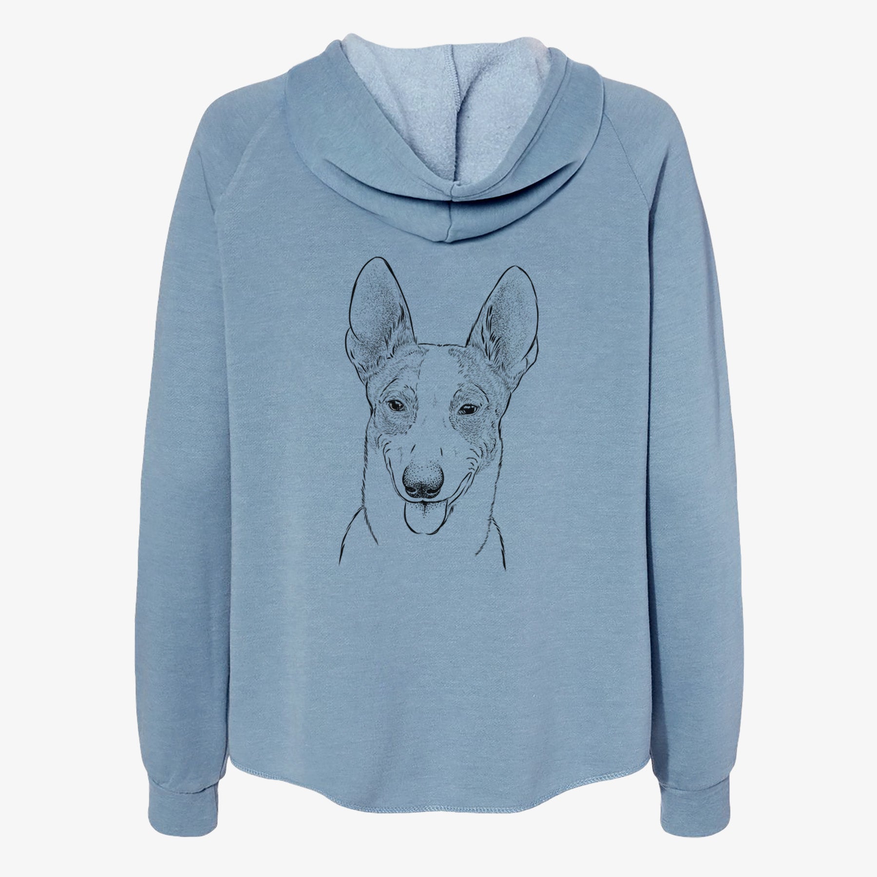 Berlin the Carolina Dog - Women's Cali Wave Zip-Up Sweatshirt