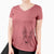 Bare Berlin the Carolina Dog - Women's V-neck Shirt