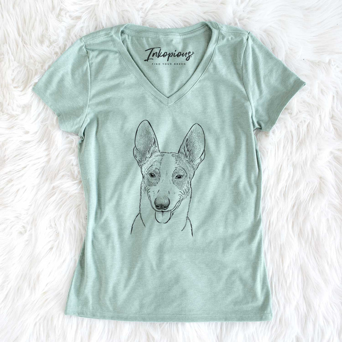 Bare Berlin the Carolina Dog - Women&#39;s V-neck Shirt