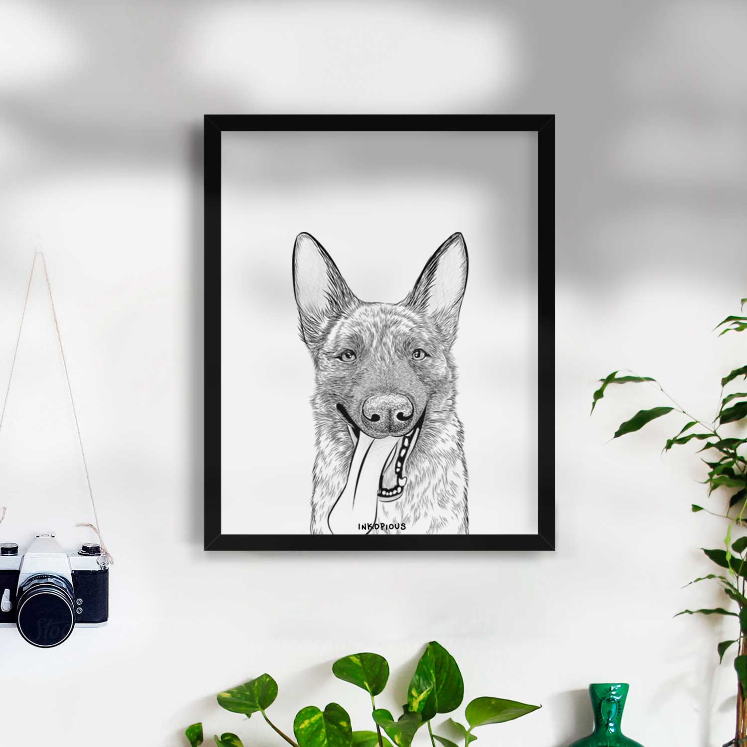 Bessa the Dutch Shepherd Art Print