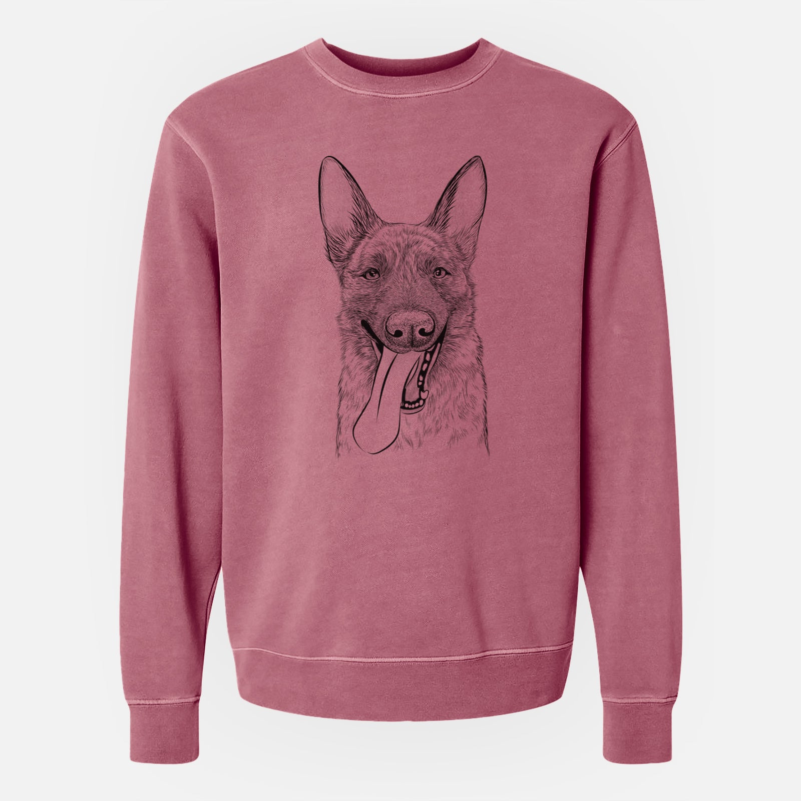 Bare Bessa the Dutch Shepherd - Unisex Pigment Dyed Crew Sweatshirt