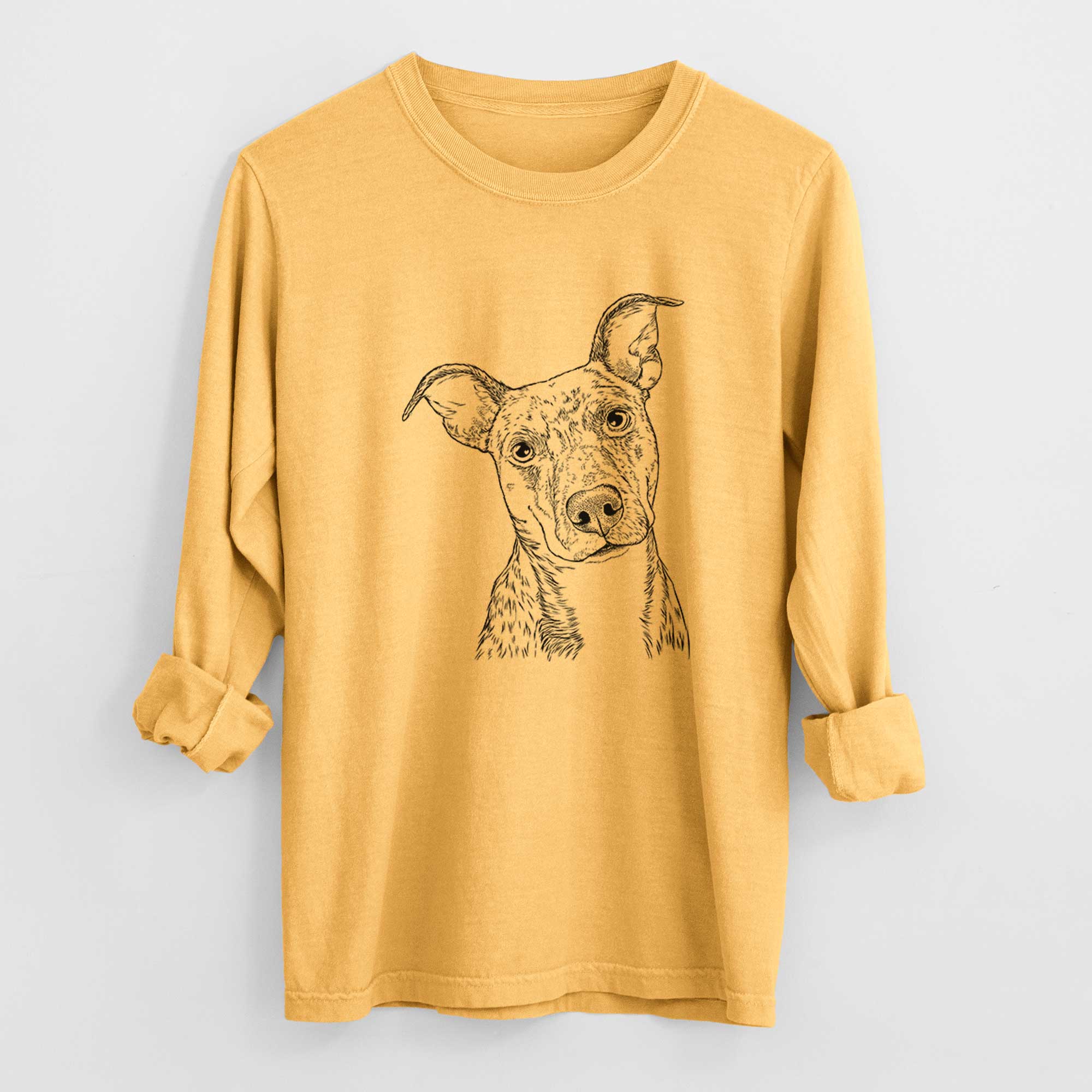 Bare Bianca the Mixed Breed - Heavyweight 100% Cotton Long Sleeve