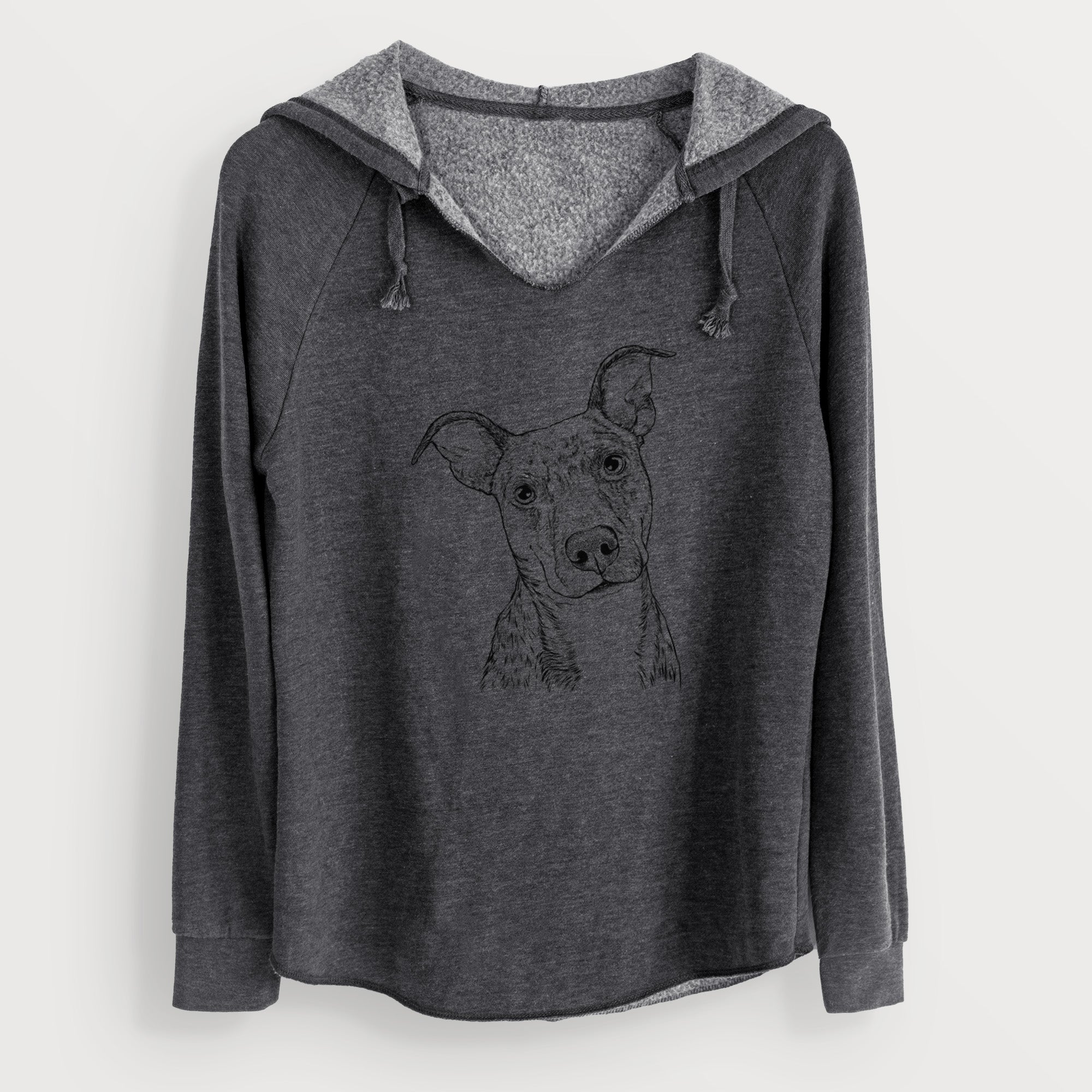 Bare Bianca the Mixed Breed - Cali Wave Hooded Sweatshirt