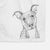 Bianca the Mixed Breed Decorative Hand Towel