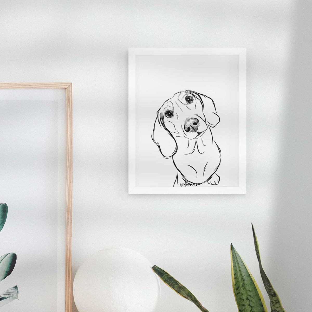 Bill the Dachshund Art Print