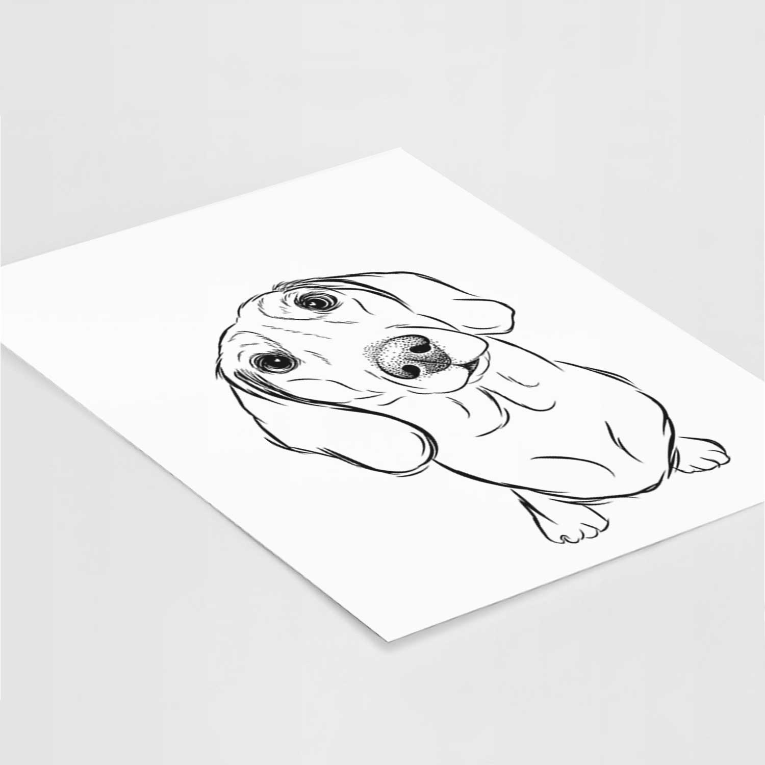 Bill the Dachshund Art Print