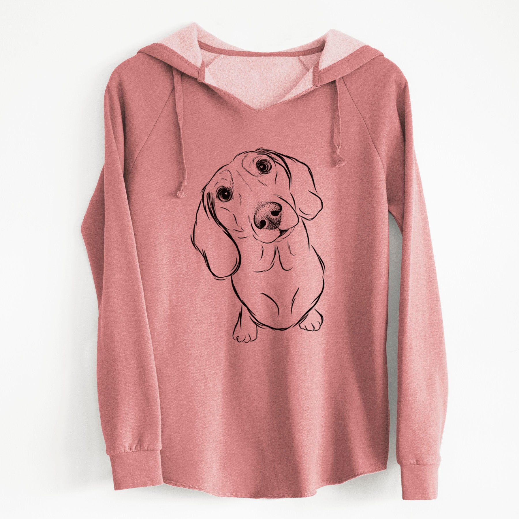 Bare Bill the Dachshund - Cali Wave Hooded Sweatshirt