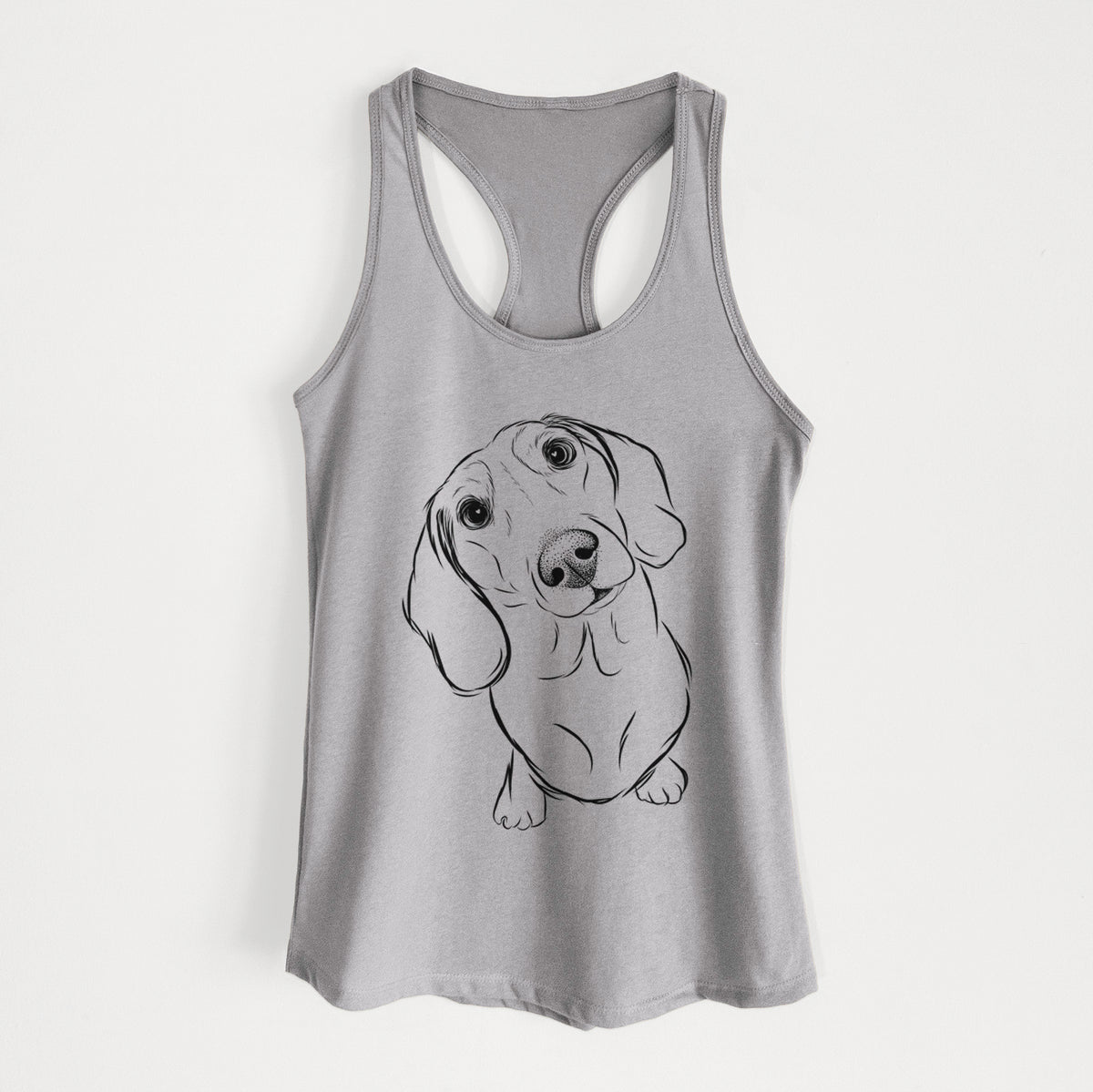 Bill the Dachshund - Women&#39;s Racerback Tanktop