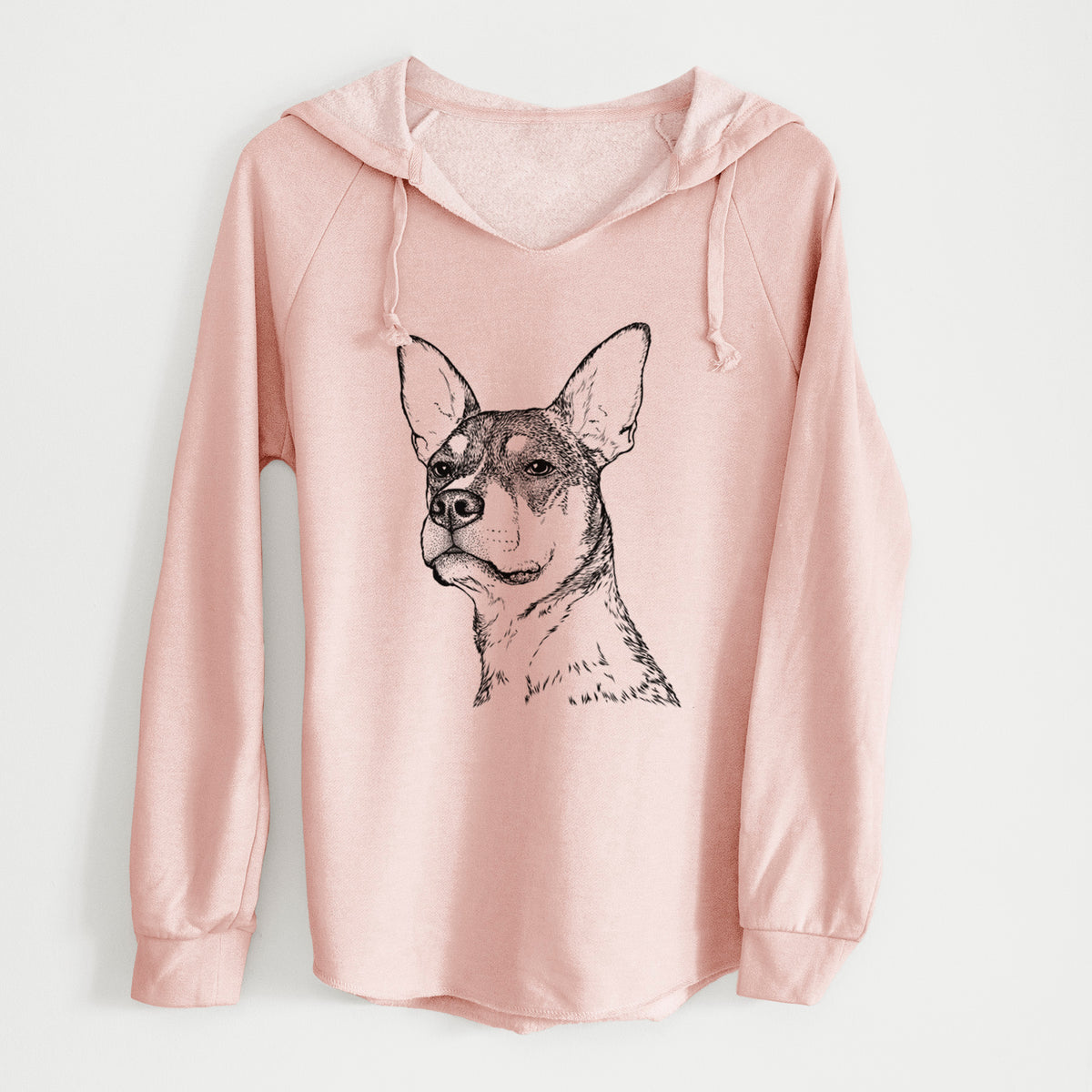 Bare Bill the Heeler Mix - Cali Wave Hooded Sweatshirt