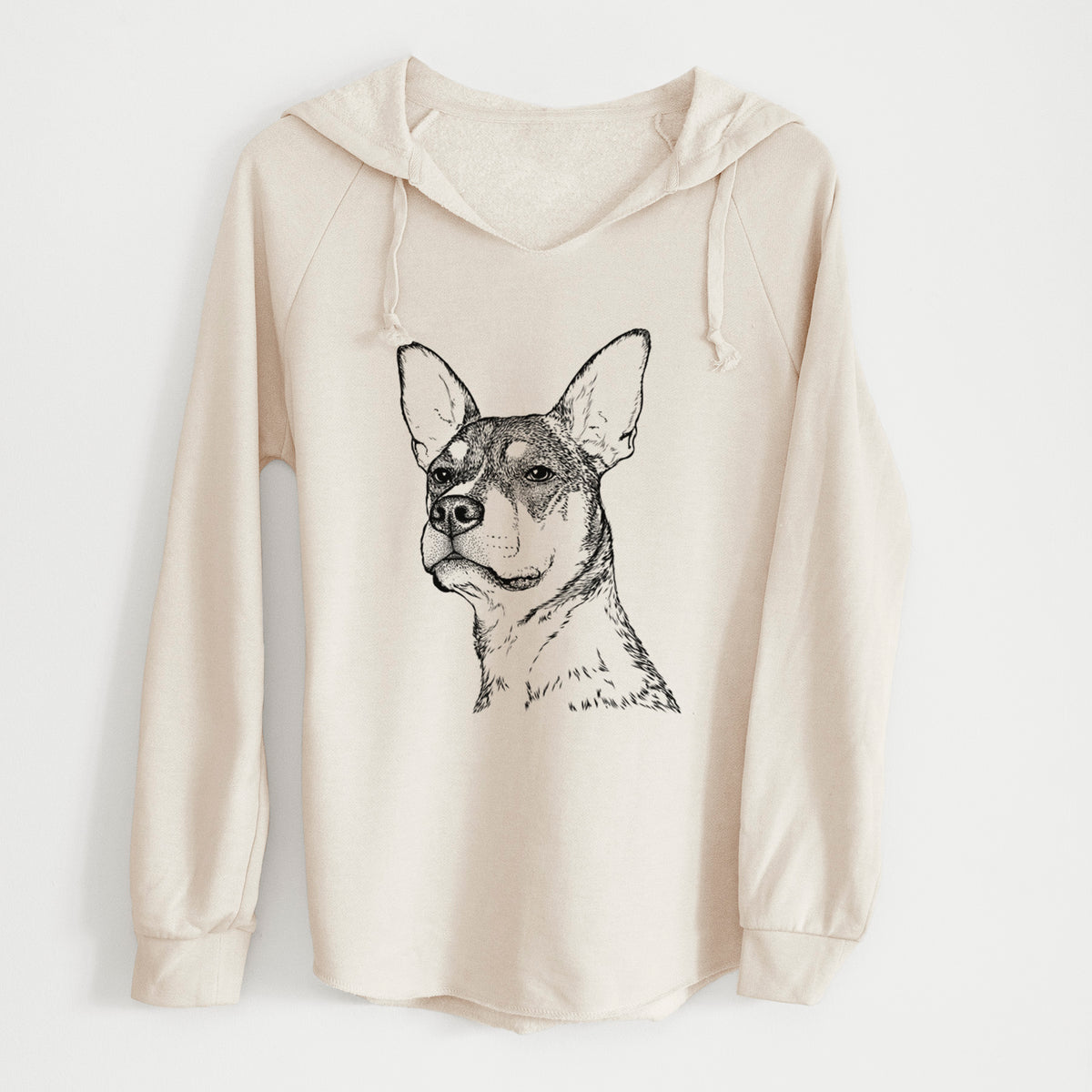 Bare Bill the Heeler Mix - Cali Wave Hooded Sweatshirt