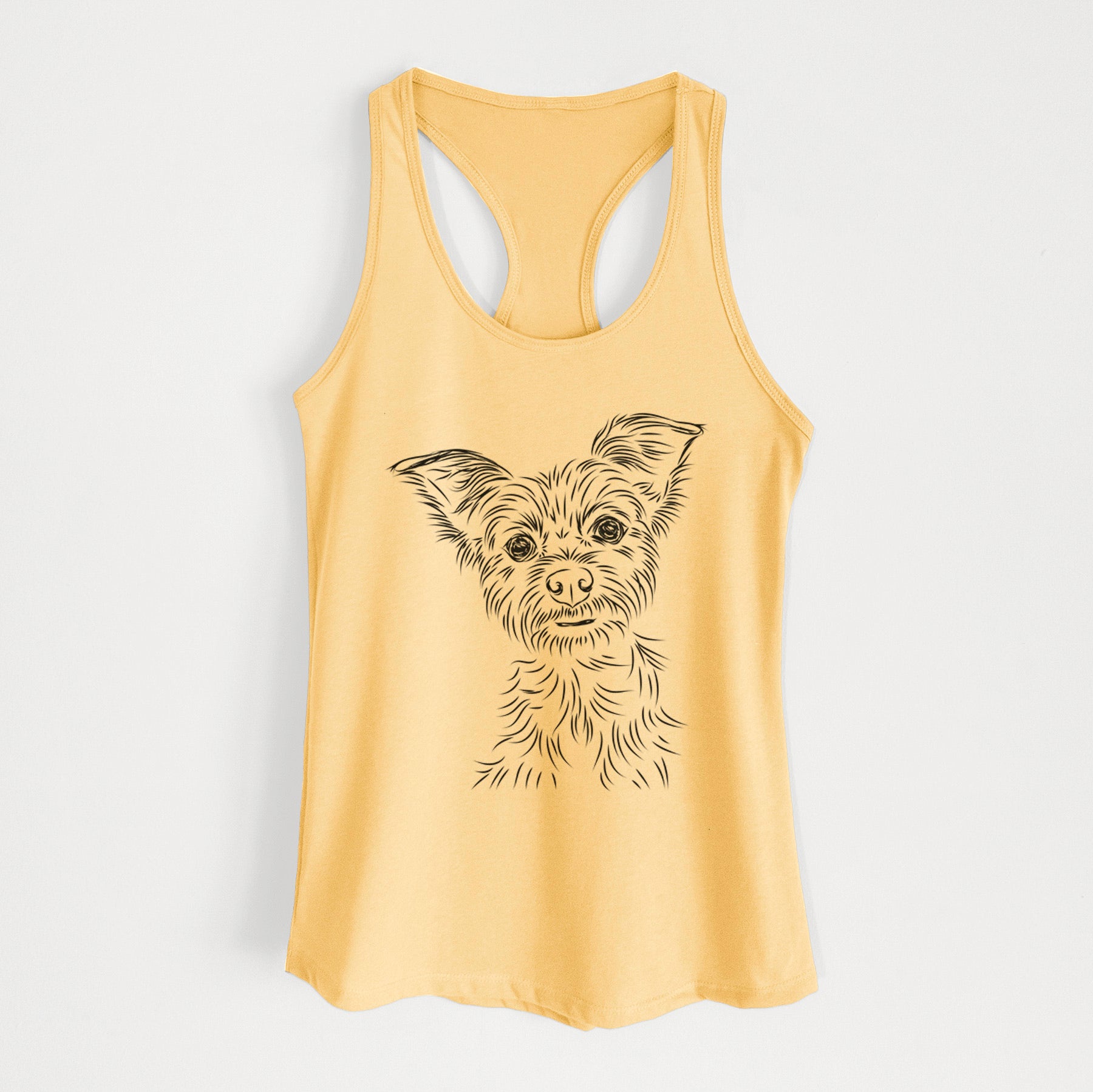 Bingo the Yorkshire Terrier - Women's Racerback Tanktop