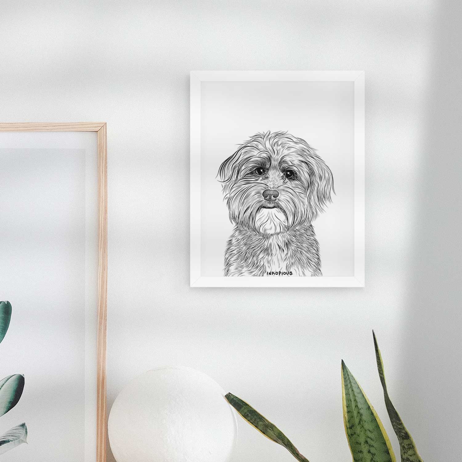 Bingo the Mixed Breed Art Print