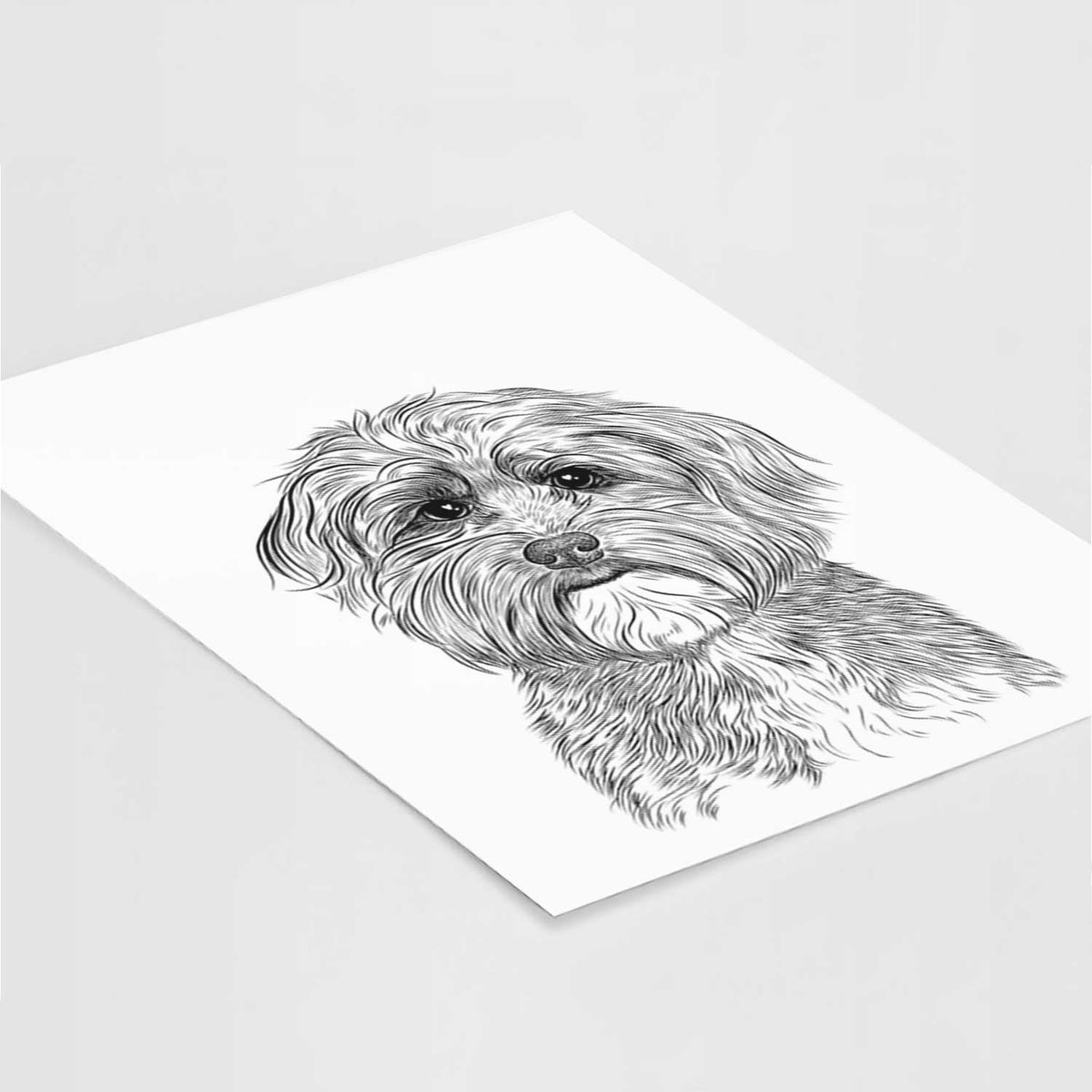 Bingo the Mixed Breed Art Print