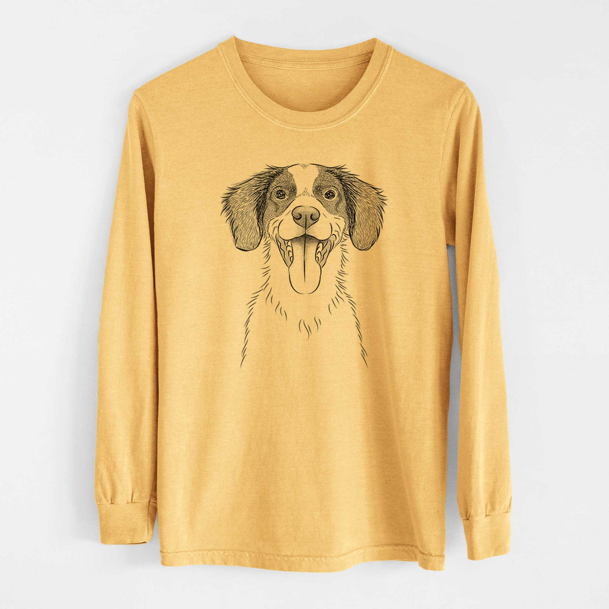 Bare Birdie the Brittany - Heavyweight 100% Cotton Long Sleeve