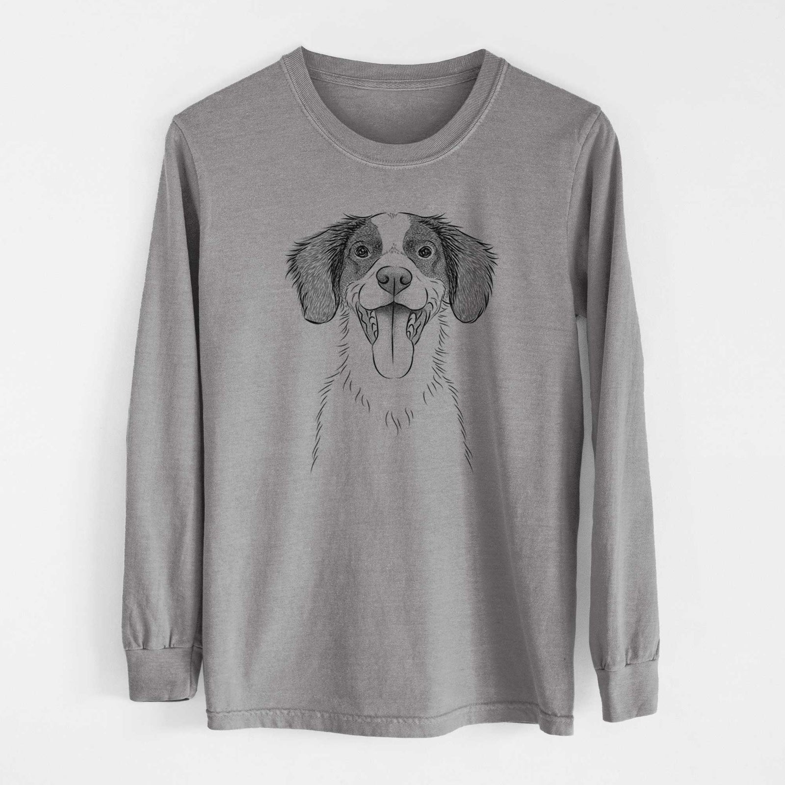 Bare Birdie the Brittany - Heavyweight 100% Cotton Long Sleeve