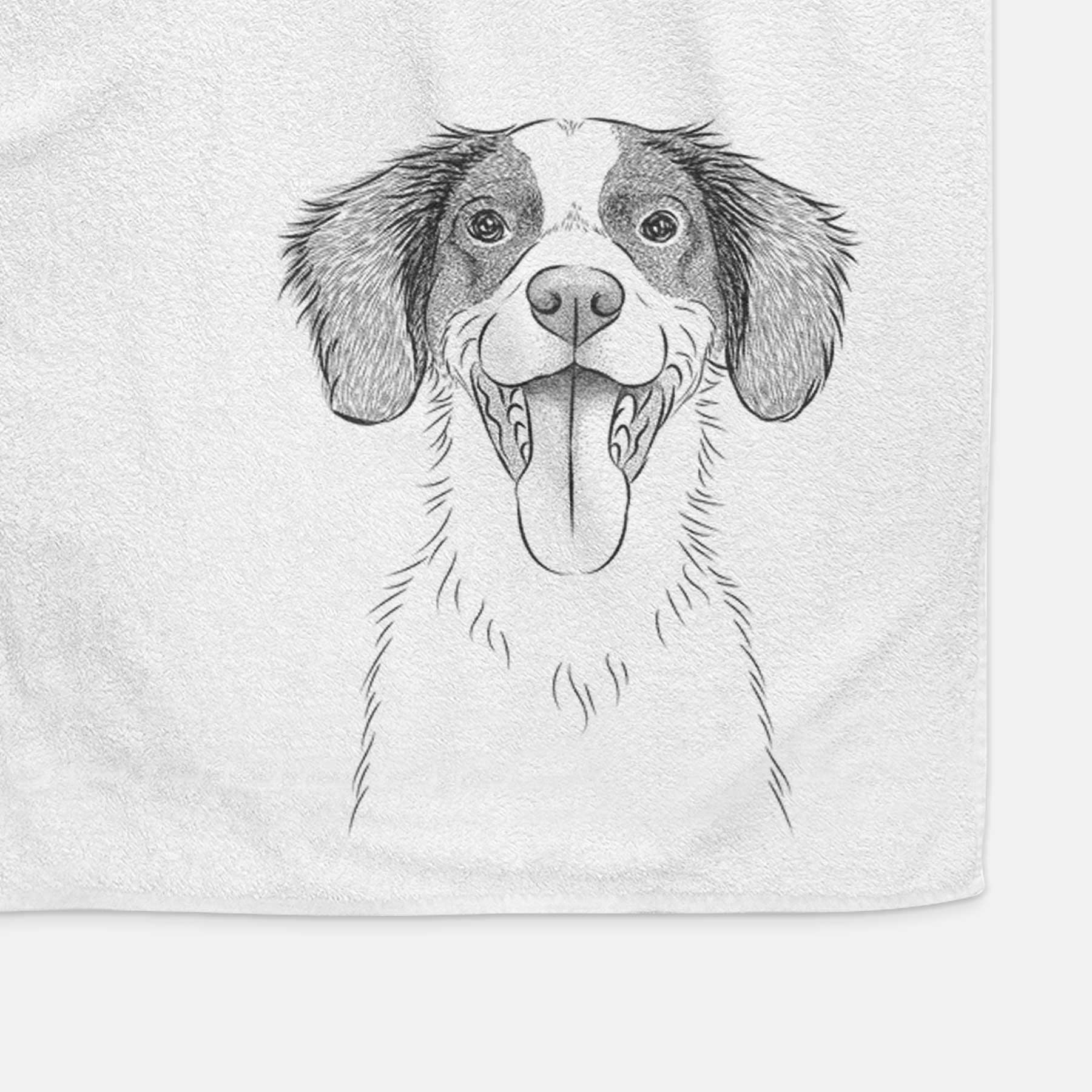 Birdie the Brittany Decorative Hand Towel