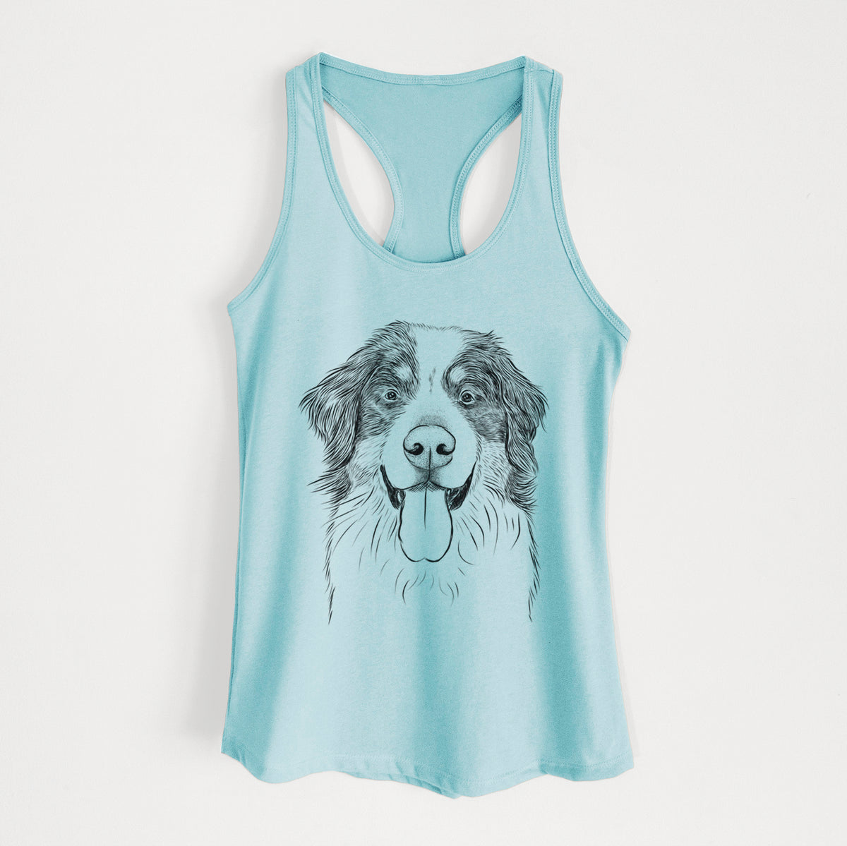 Blaze the Bernese Mountain Dog - Women's Racerback Tanktop