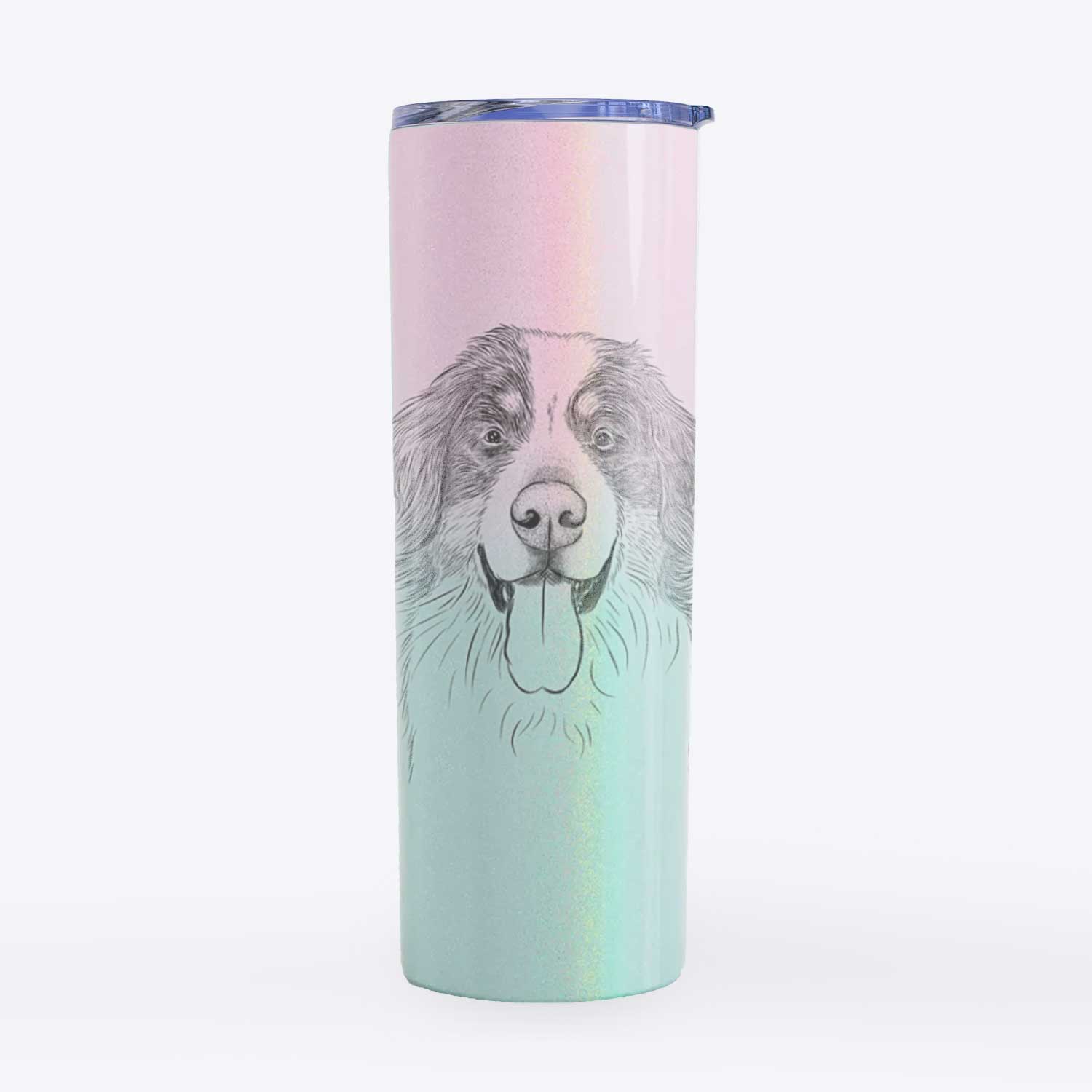 Blaze the Bernese Mountain Dog - 20oz Skinny Tumbler