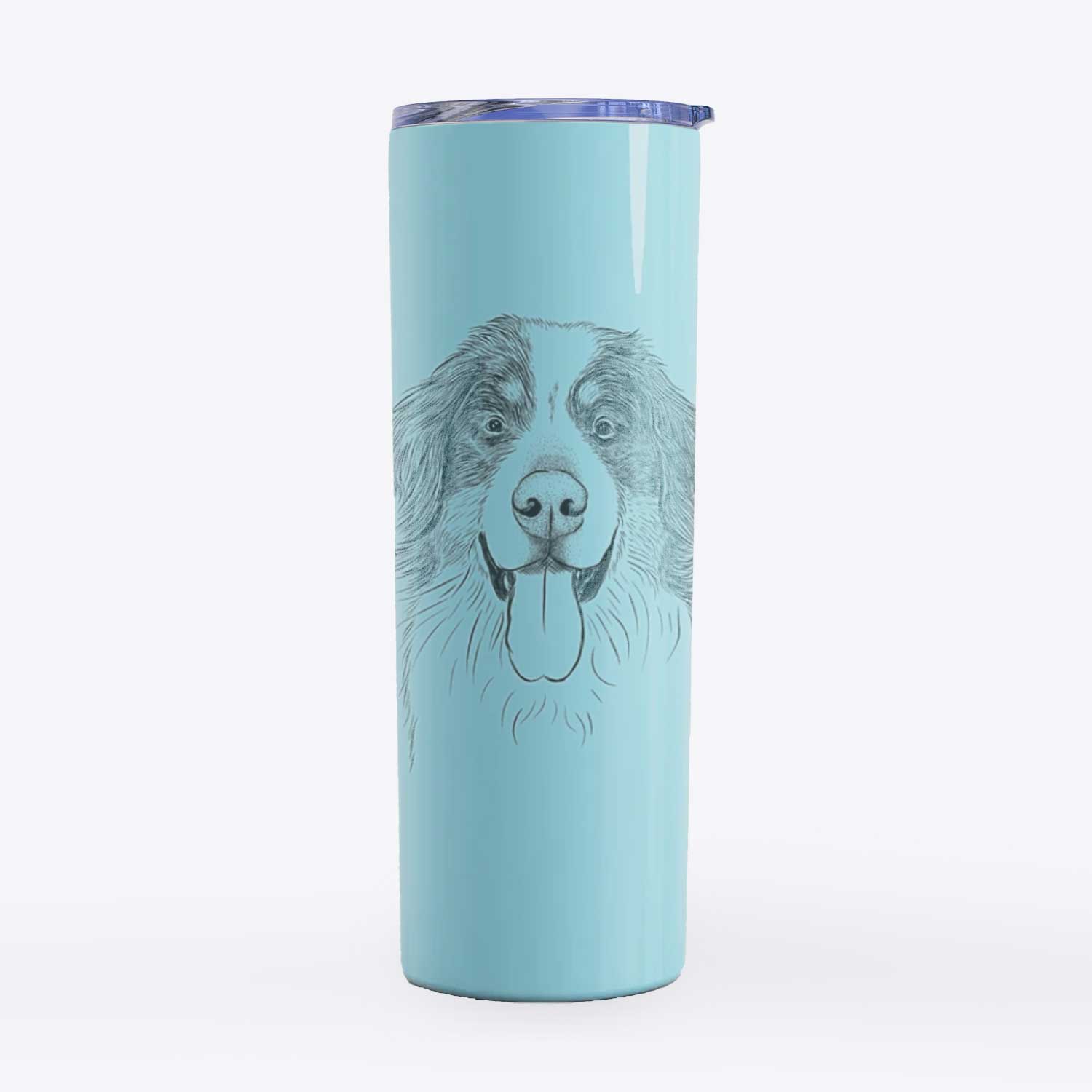 Blaze the Bernese Mountain Dog - 20oz Skinny Tumbler