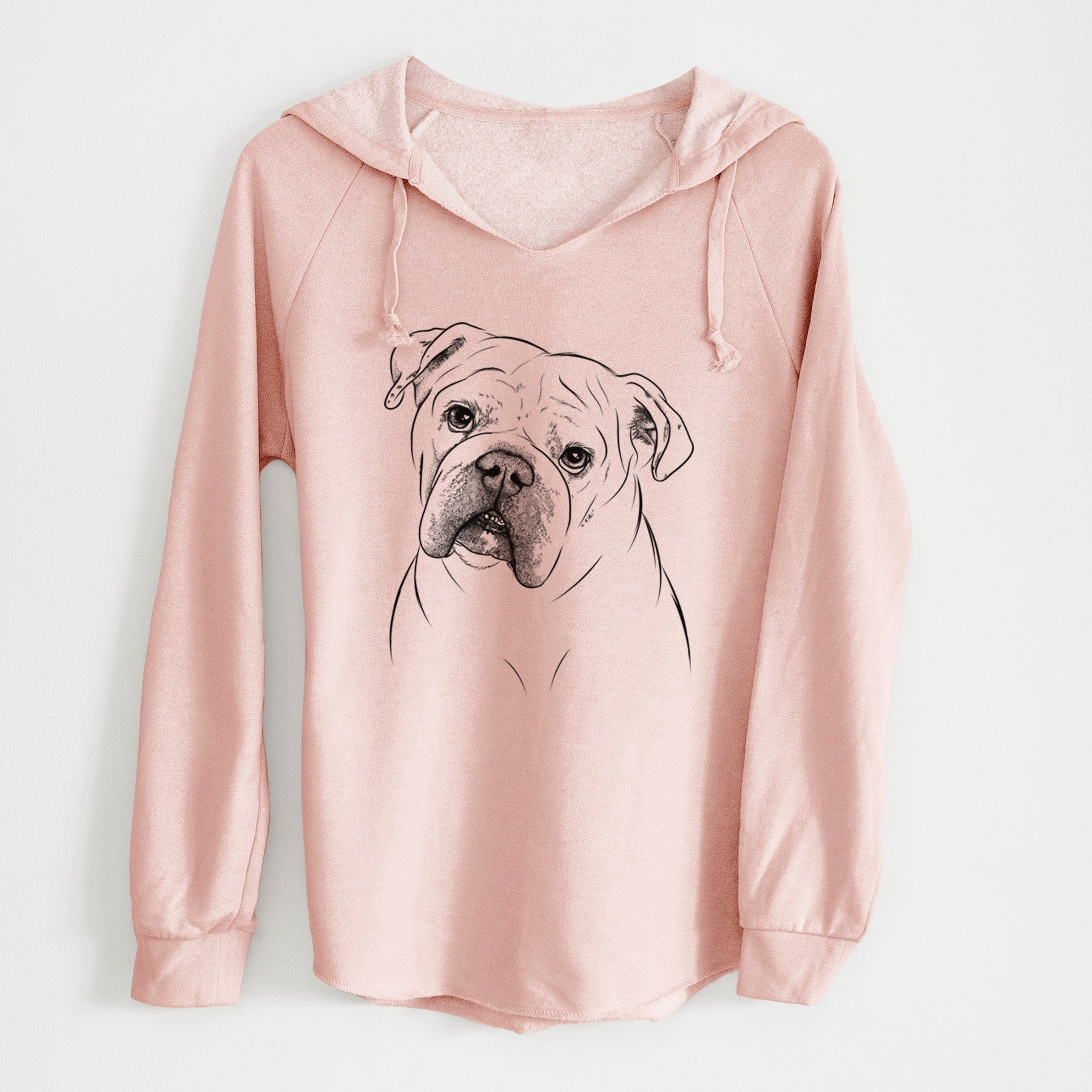 Bare Blossom the English Bulldog - Cali Wave Hooded Sweatshirt