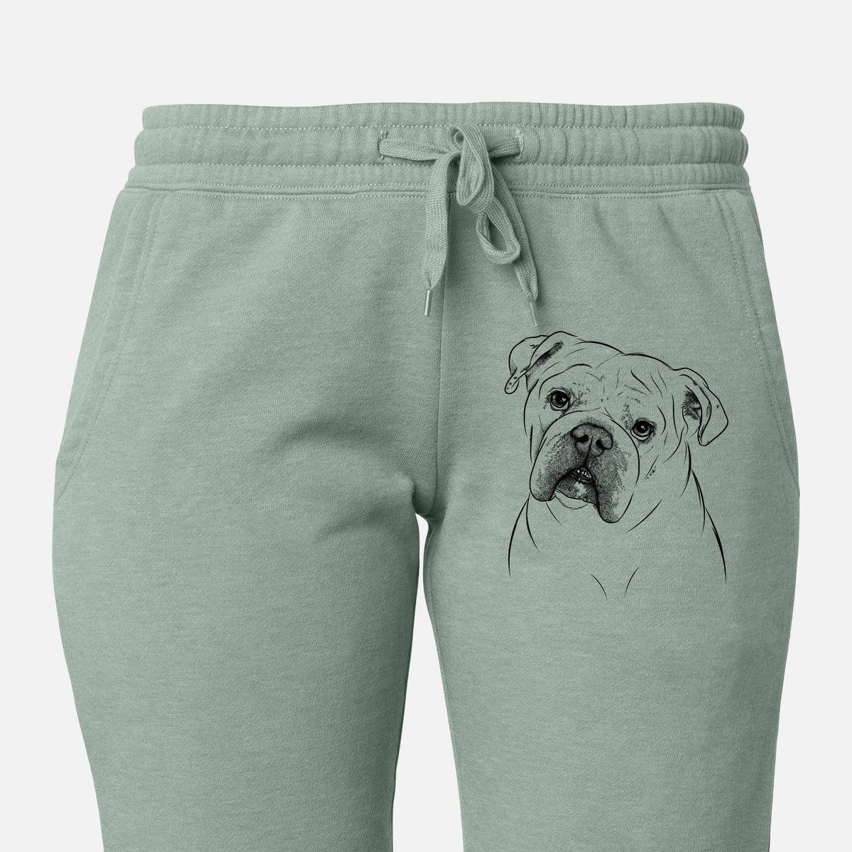 Blossom the English Bulldog - Women&#39;s Cali Wave Joggers