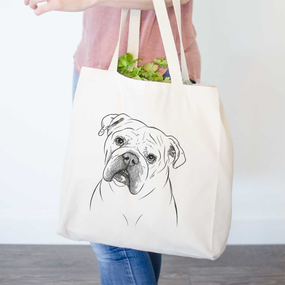 Blossom the English Bulldog - Tote Bag