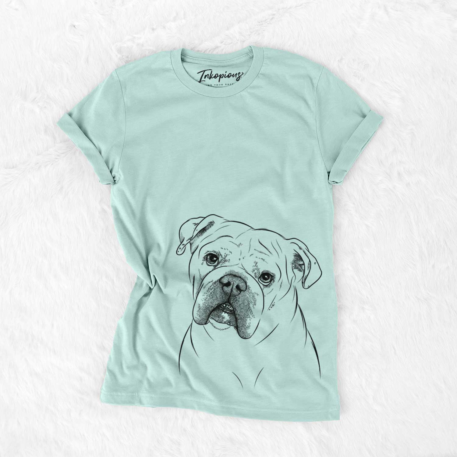 Bare Blossom the English Bulldog - Unisex Crewneck