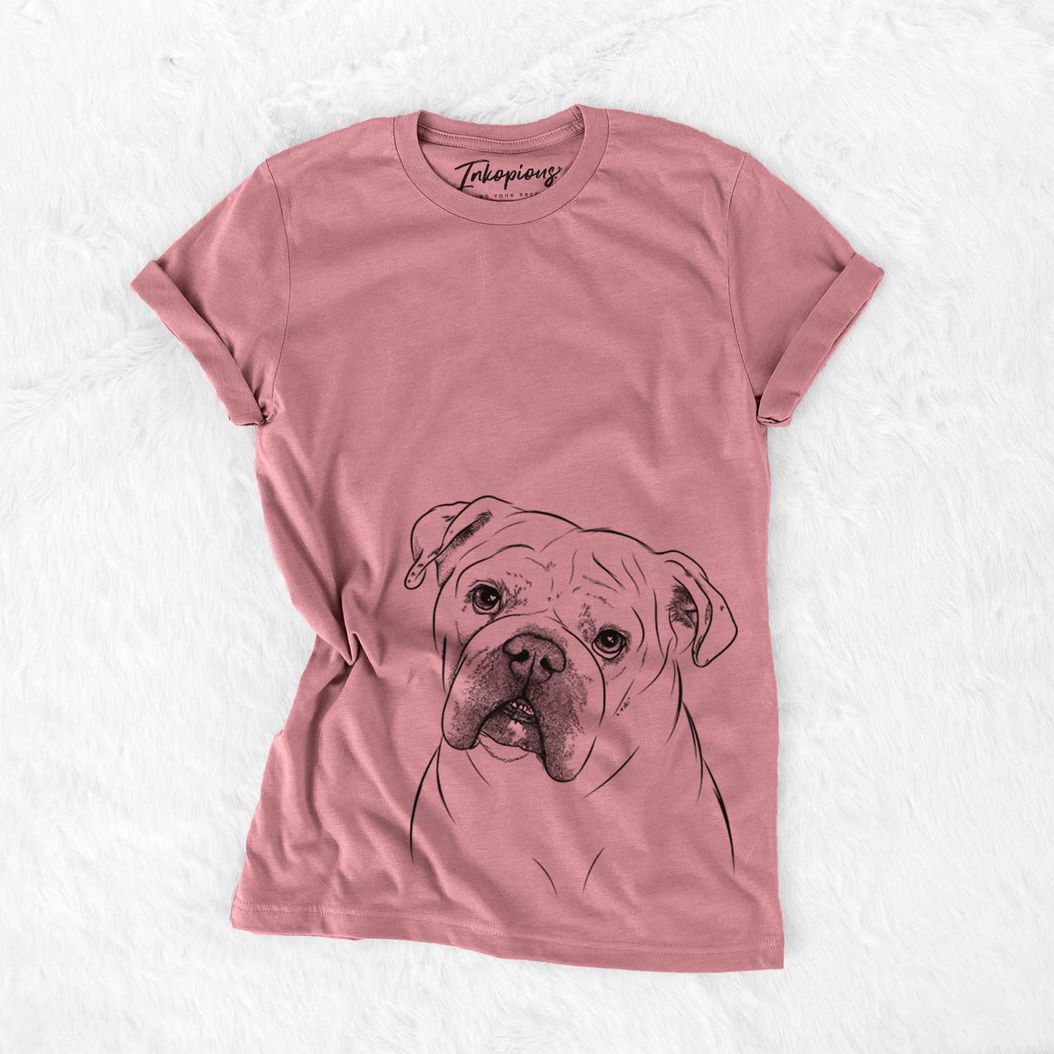 Blossom the English Bulldog - Bella Canvas Unisex Crewneck