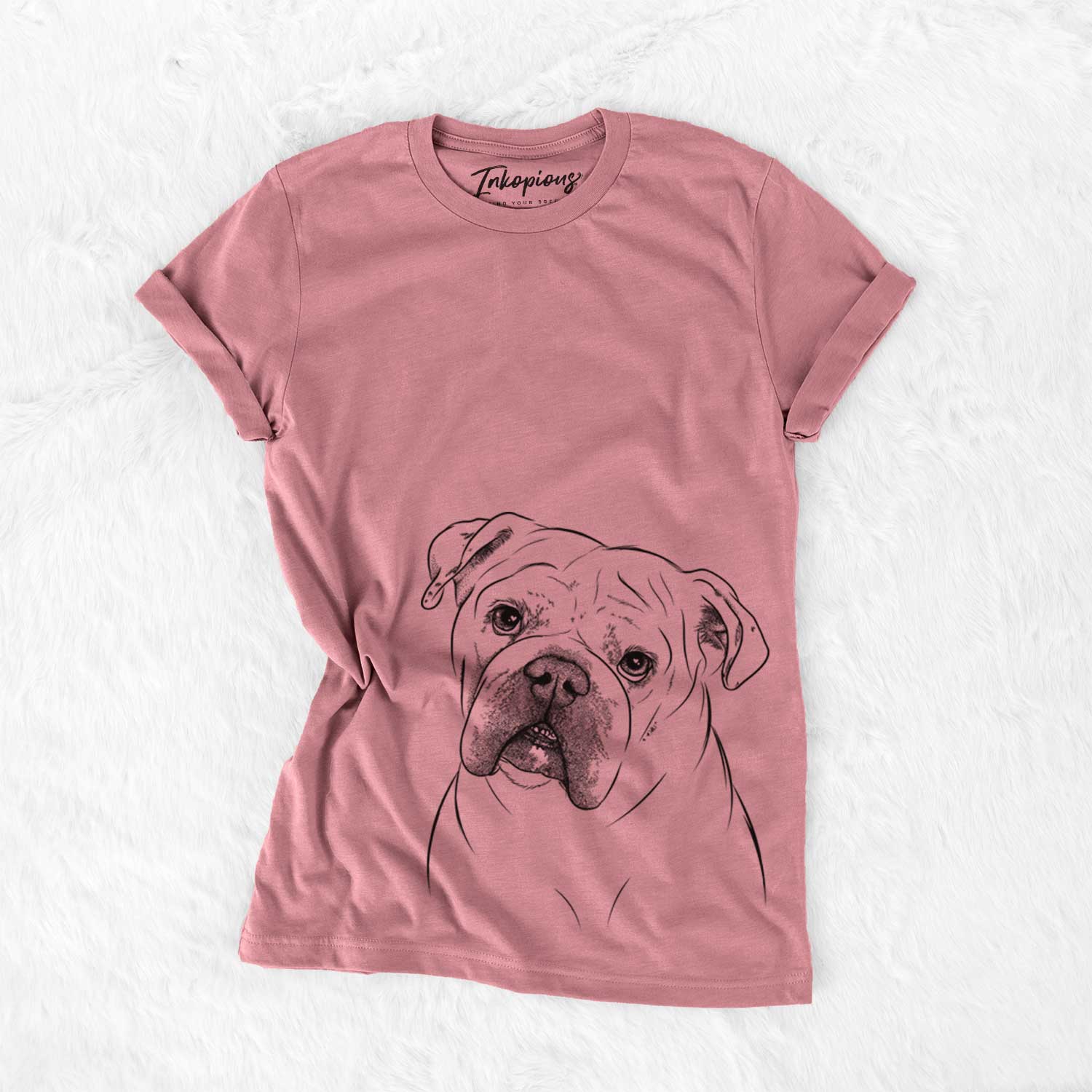 Bare Blossom the English Bulldog - Unisex Crewneck