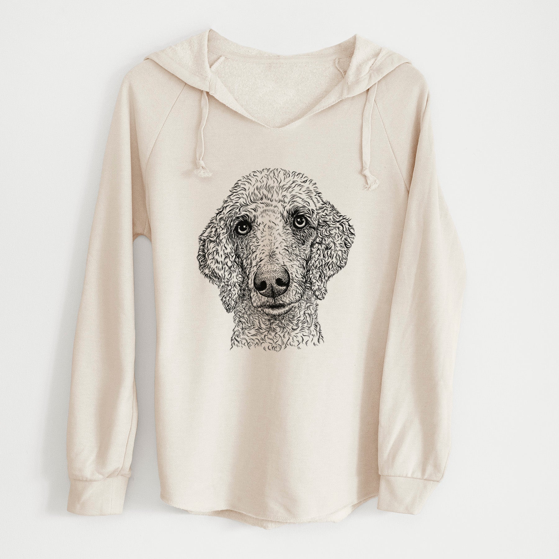 Bare Blossom the Poodle - Cali Wave Hooded Sweatshirt