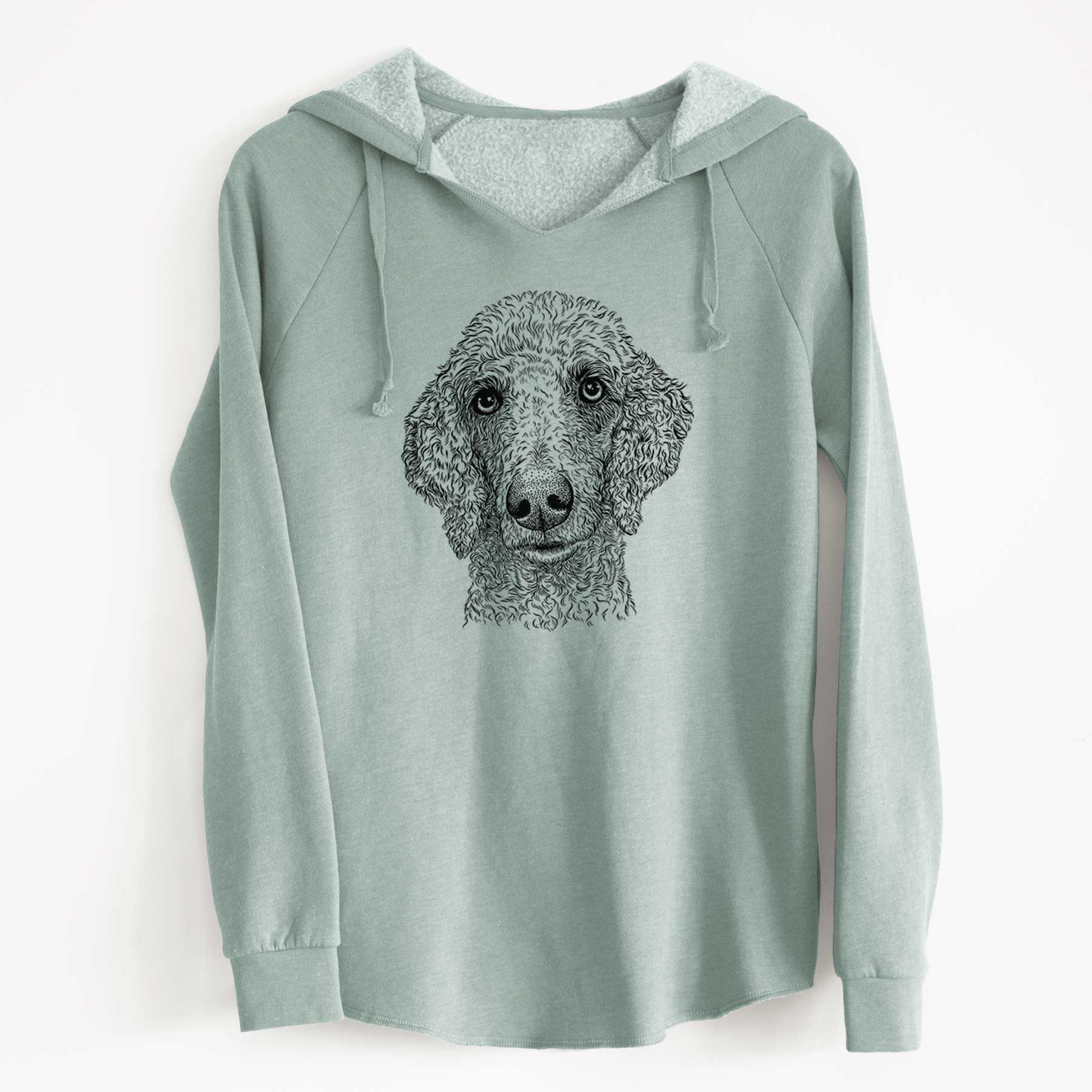 Bare Blossom the Poodle - Cali Wave Hooded Sweatshirt