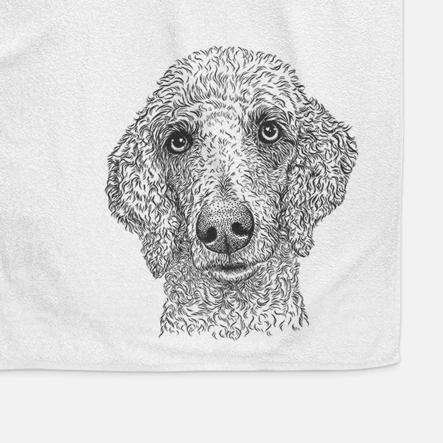 Blossom the Poodle Decorative Hand Towel