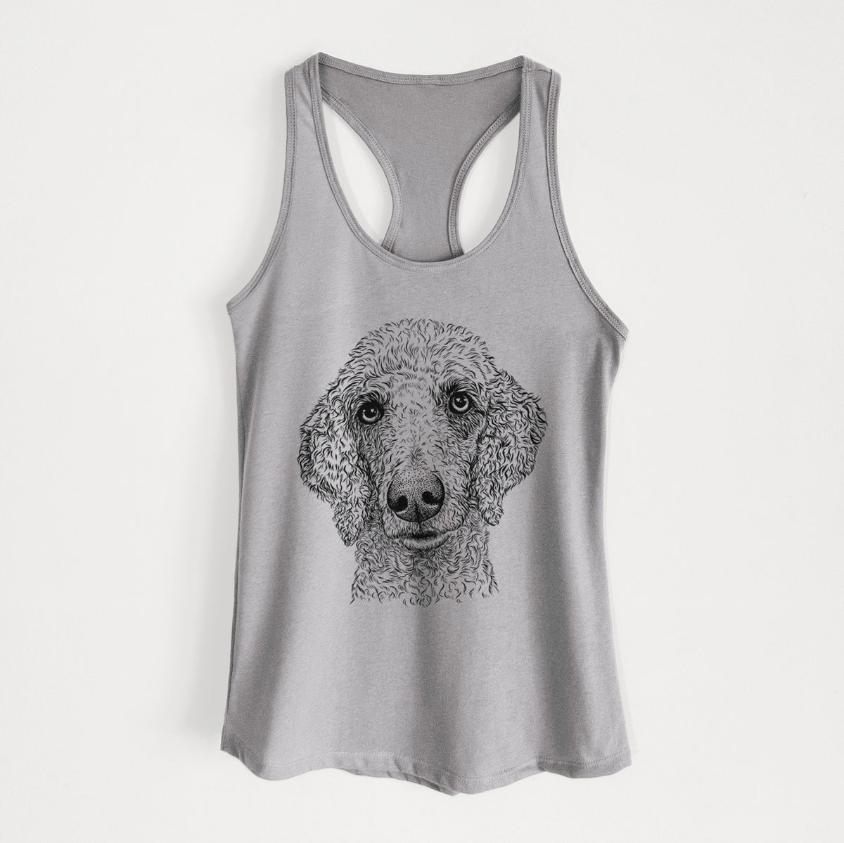 Blossom the Poodle - Women&#39;s Racerback Tanktop