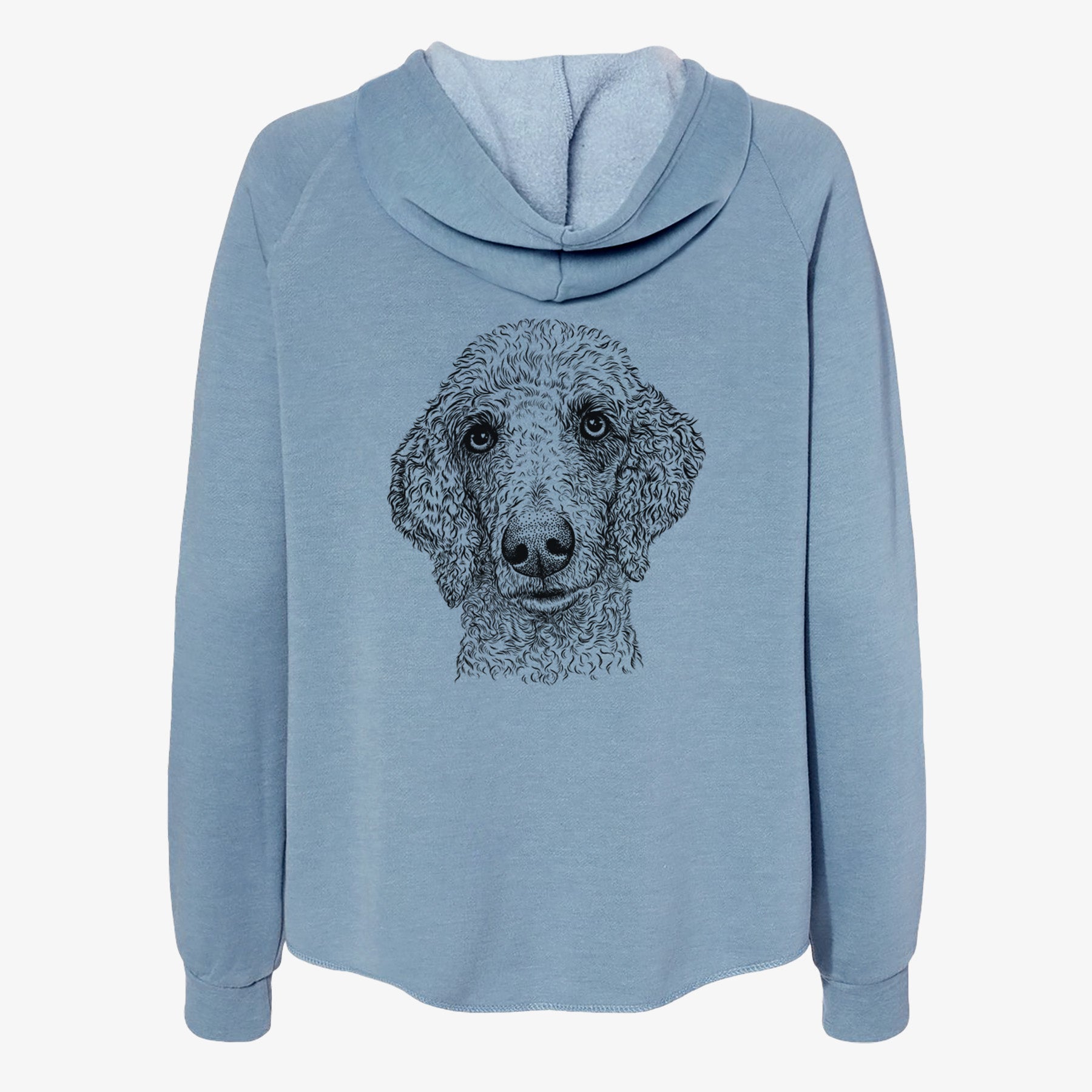 Blossom the Poodle - Women's Cali Wave Zip-Up Sweatshirt