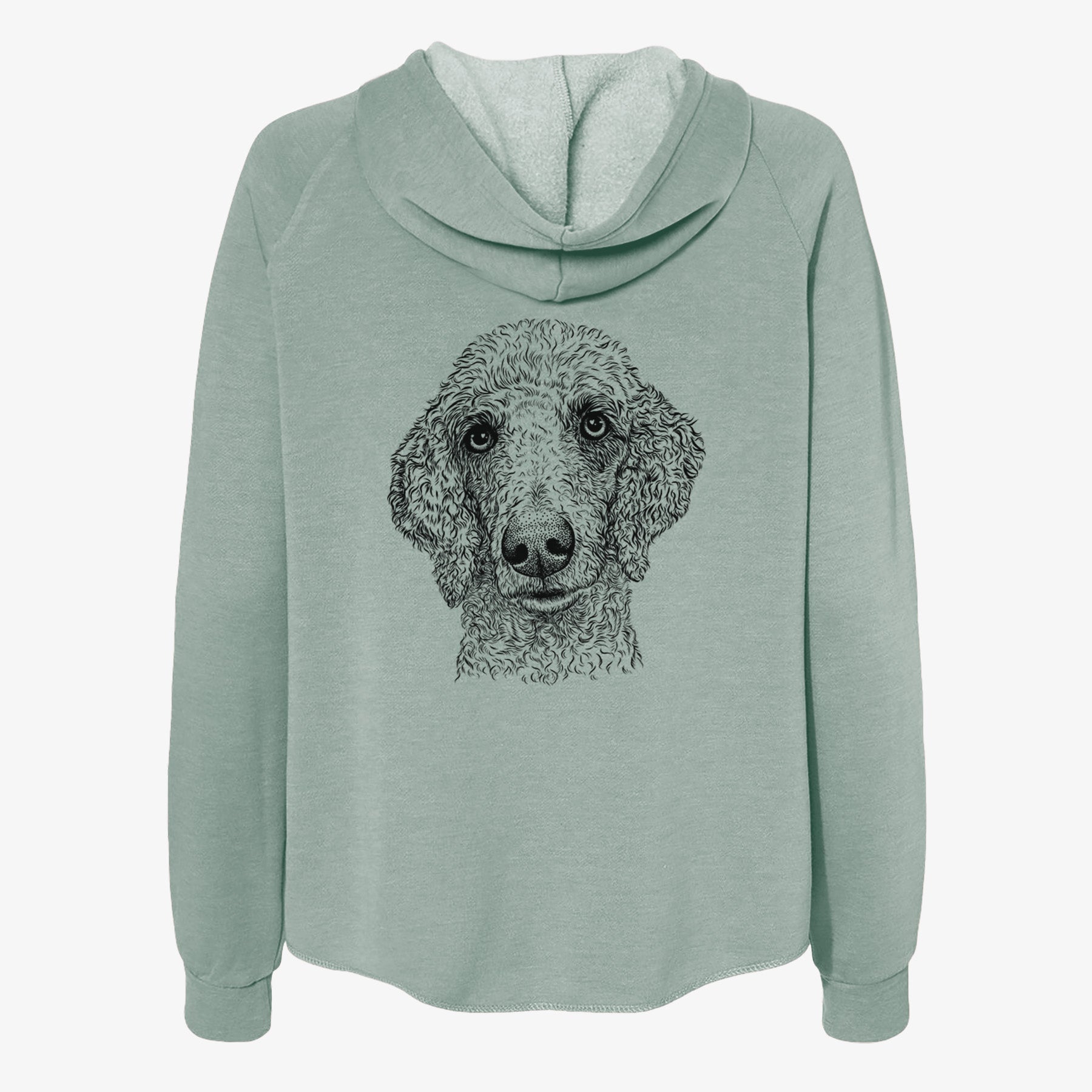 Blossom the Poodle - Women's Cali Wave Zip-Up Sweatshirt