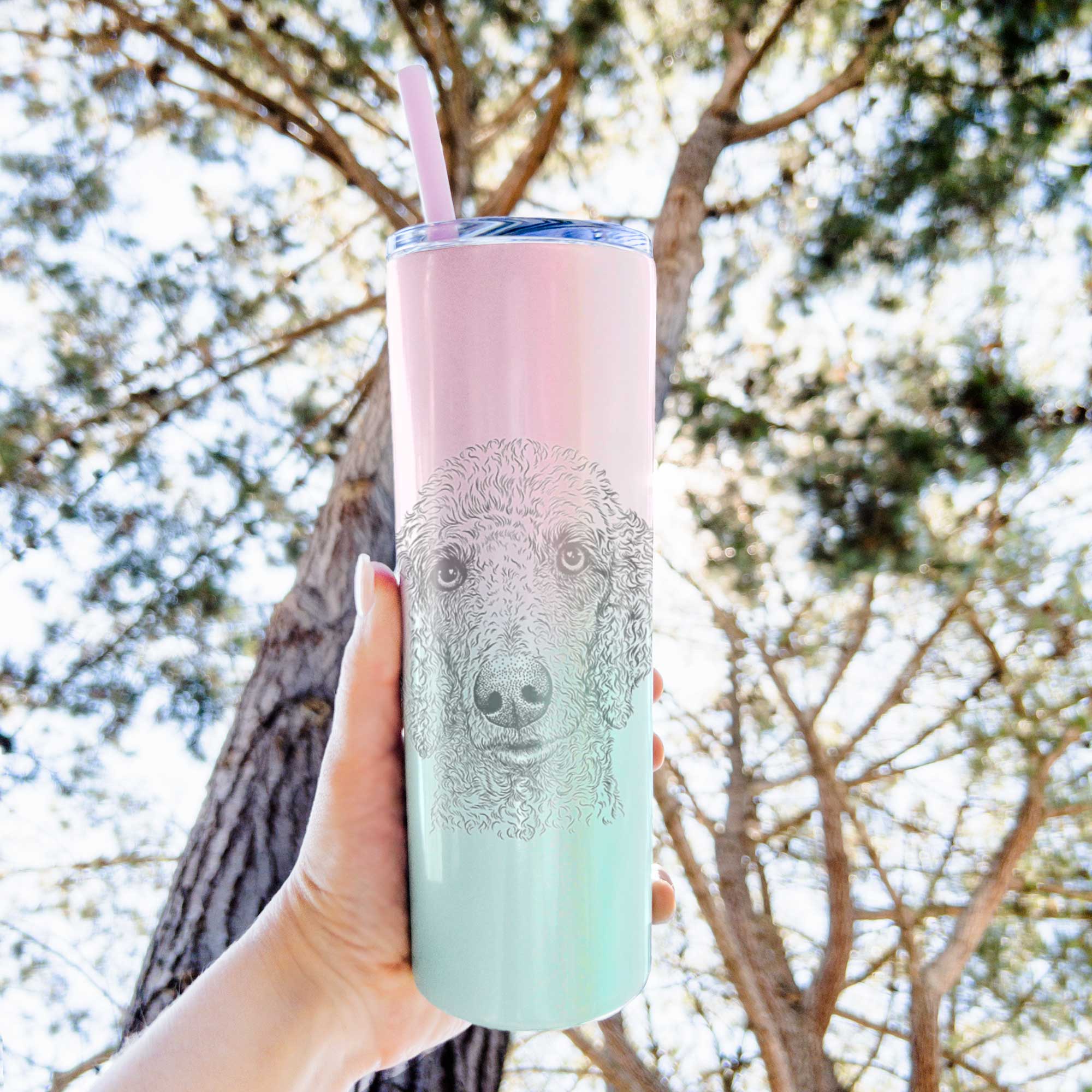 Blossom the Poodle - 20oz Skinny Tumbler