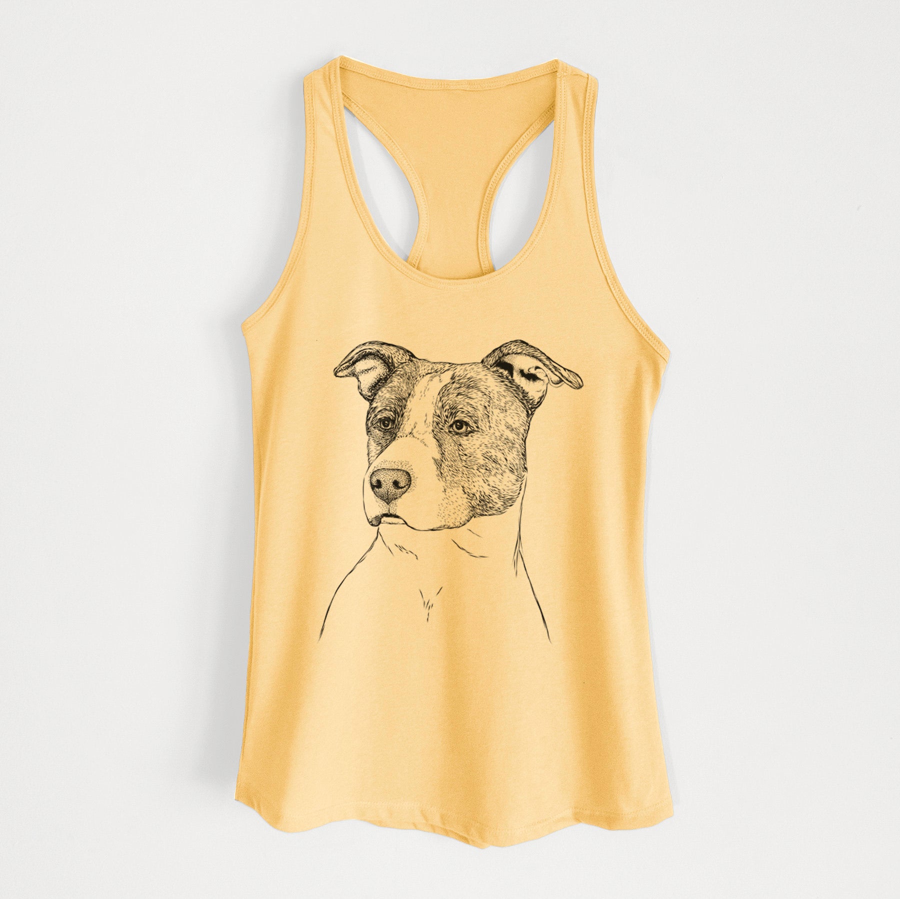 Blu the Pitbull - Women's Racerback Tanktop