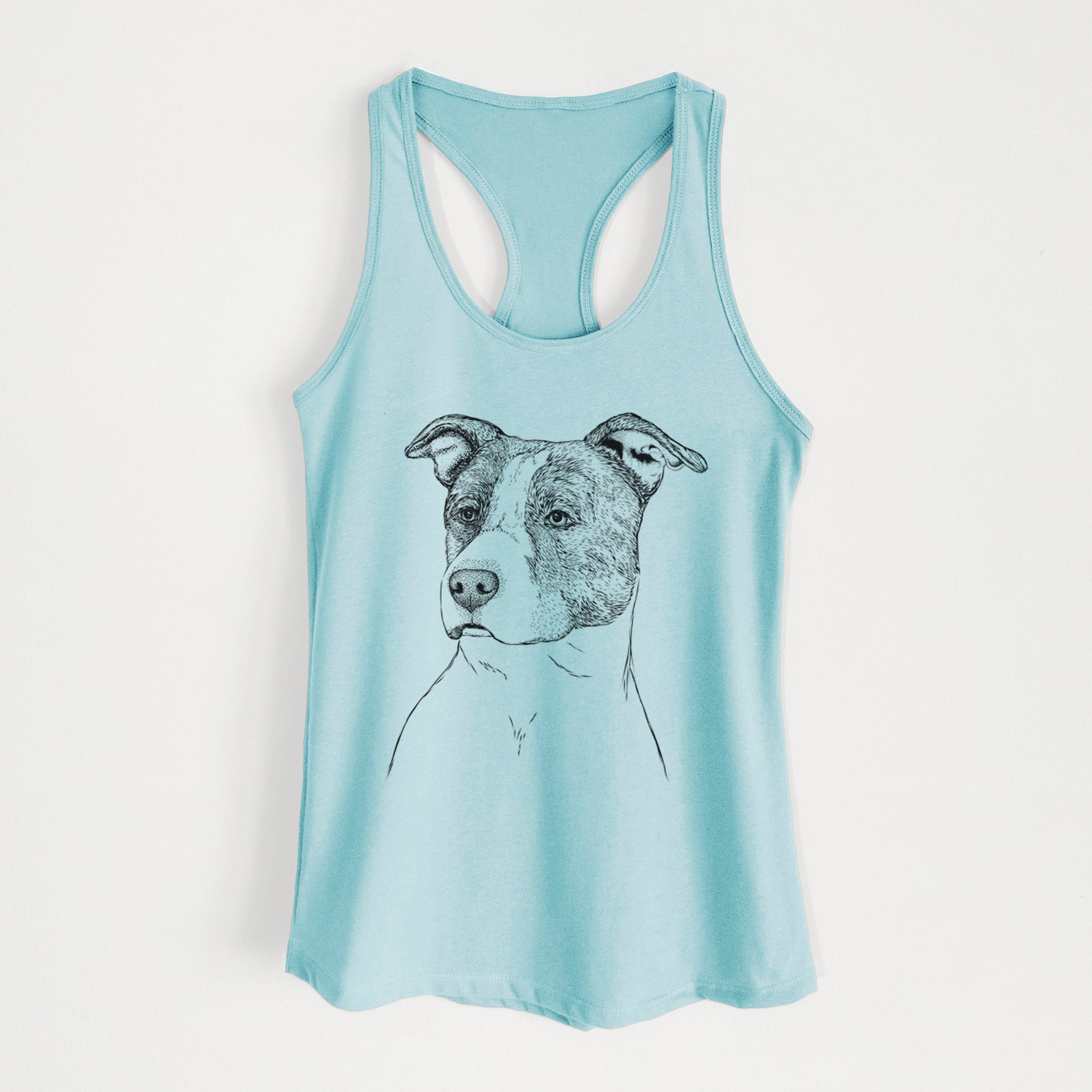 Blu the Pitbull - Women's Racerback Tanktop