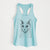 Blue the Russsian Blue Cat - Women's Racerback Tanktop