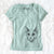 Bare Blue the Russsian Blue Cat - Women's V-neck Shirt