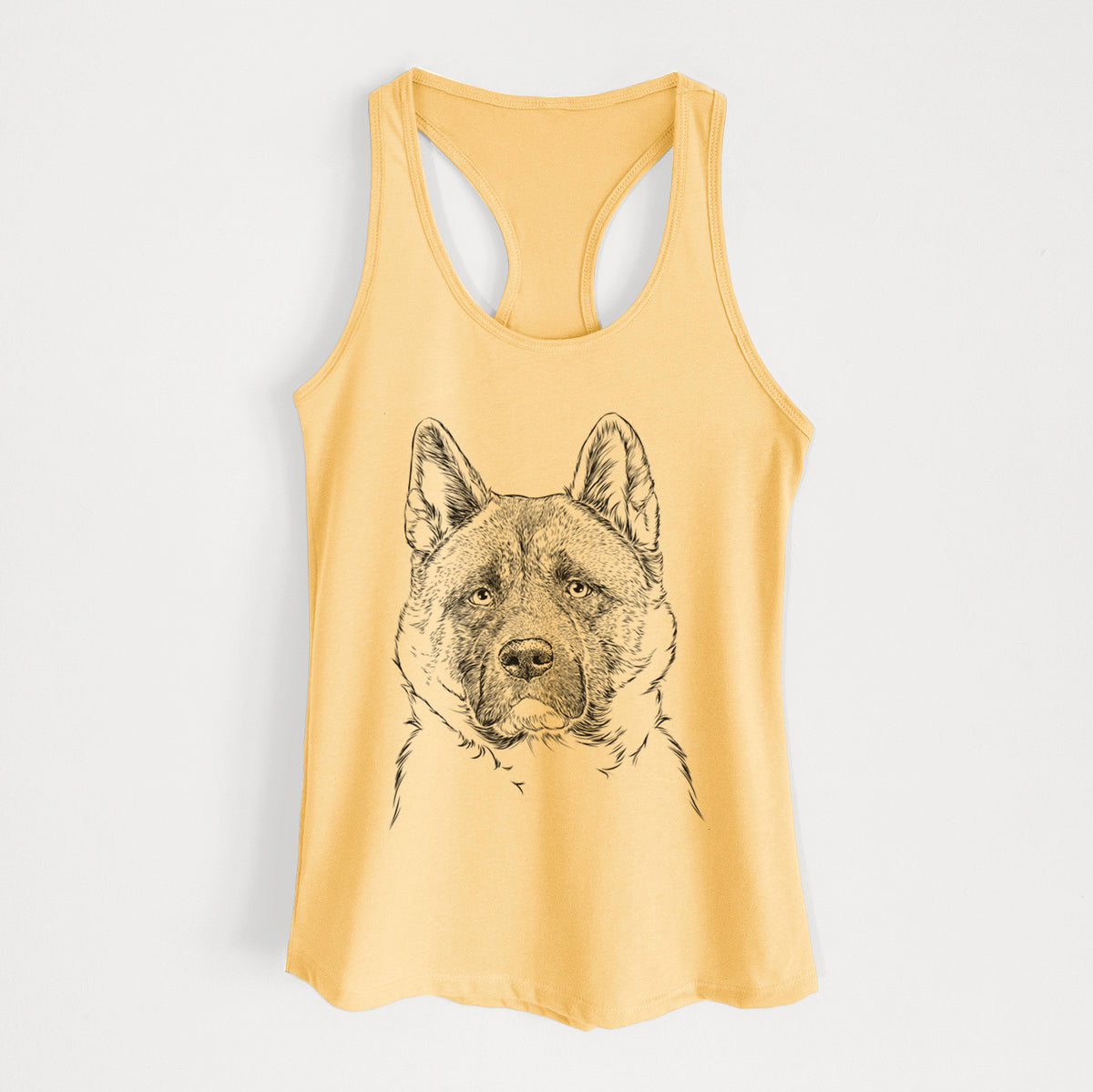 Bo the American Akita - Women's Racerback Tanktop