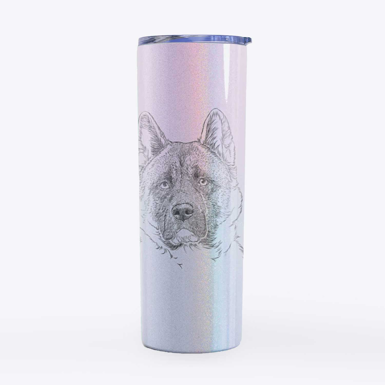 Bo the American Akita - 20oz Skinny Tumbler