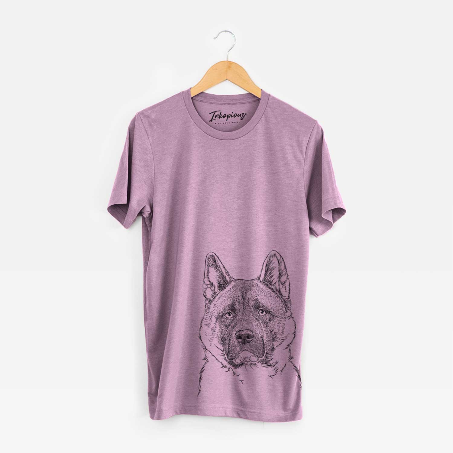 Bare Bo the American Akita - Unisex Crewneck