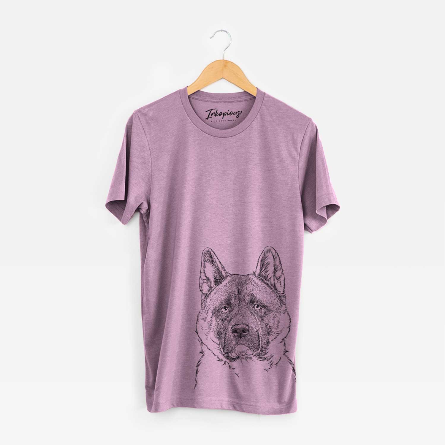 Bare Bo the American Akita - Unisex Crewneck