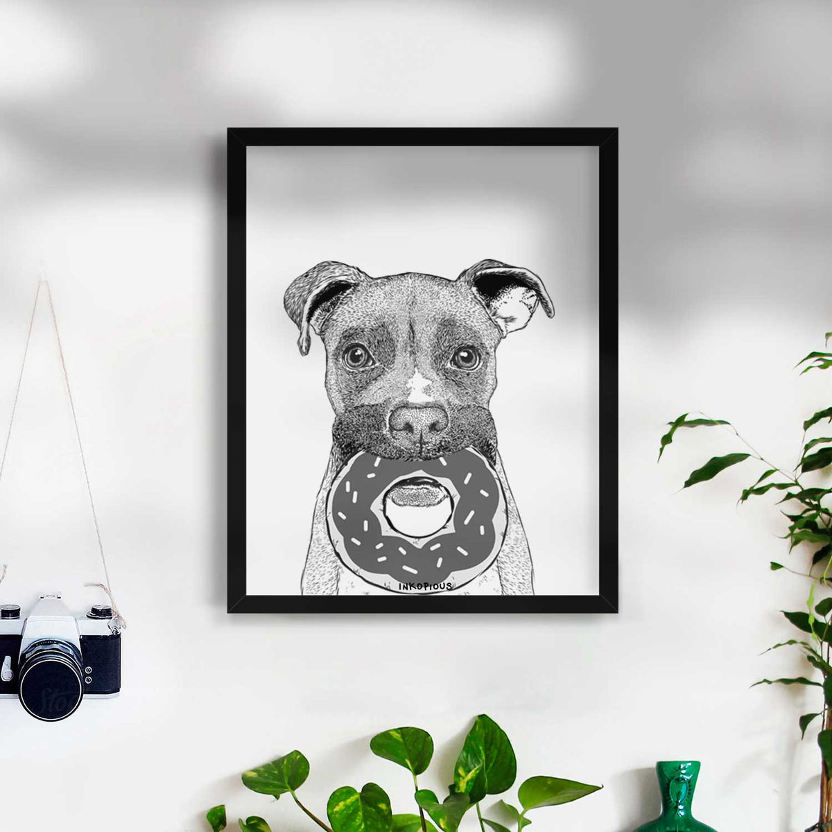 Bo the Boxer Art Print