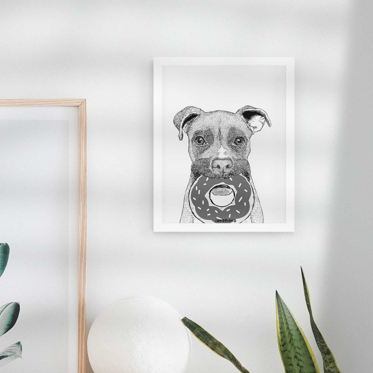 Bo the Boxer Art Print