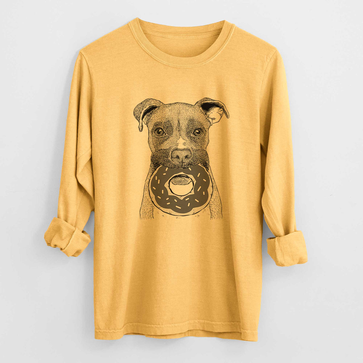 Bare Bo the Boxer - Heavyweight 100% Cotton Long Sleeve