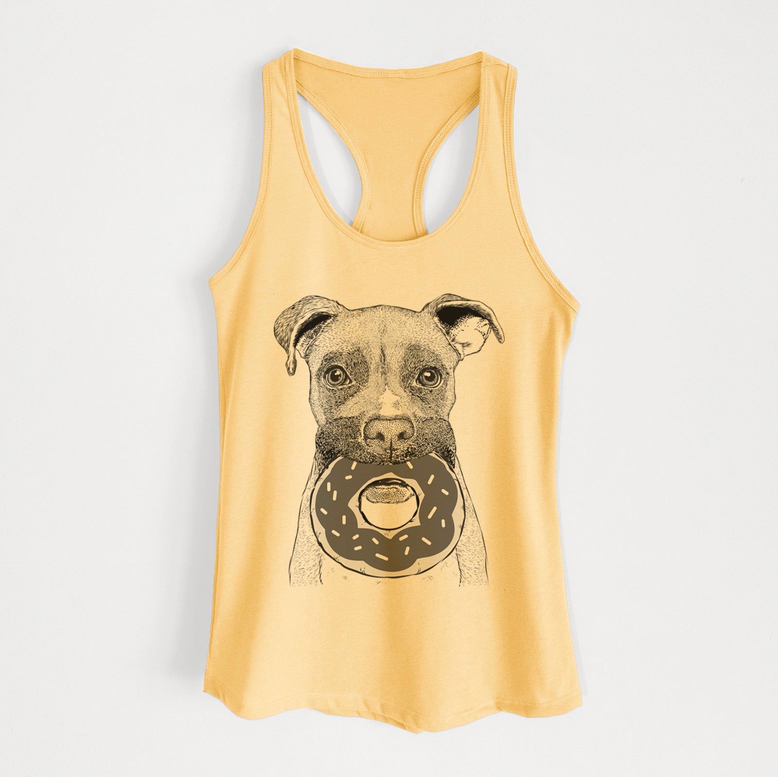 Bo the Boxer - Women's Racerback Tanktop