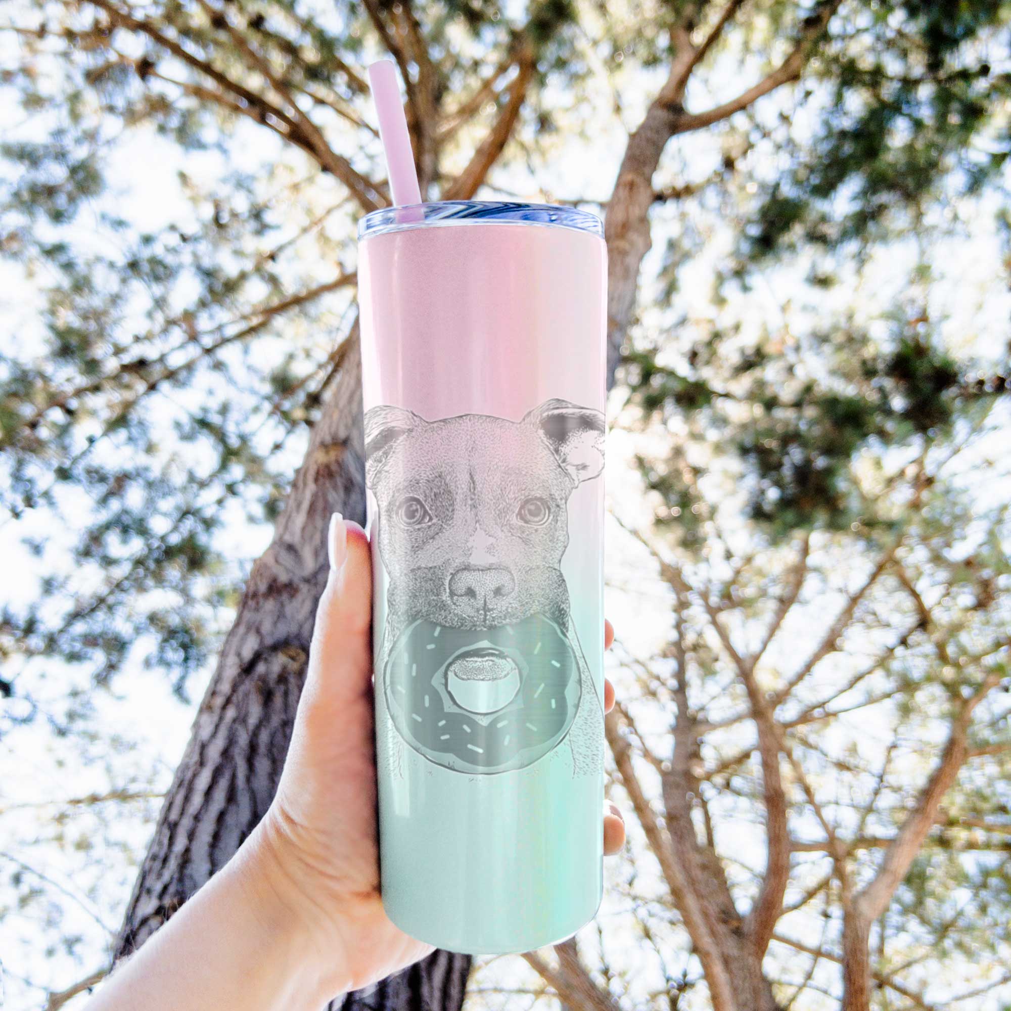 Bo the Boxer - 20oz Skinny Tumbler